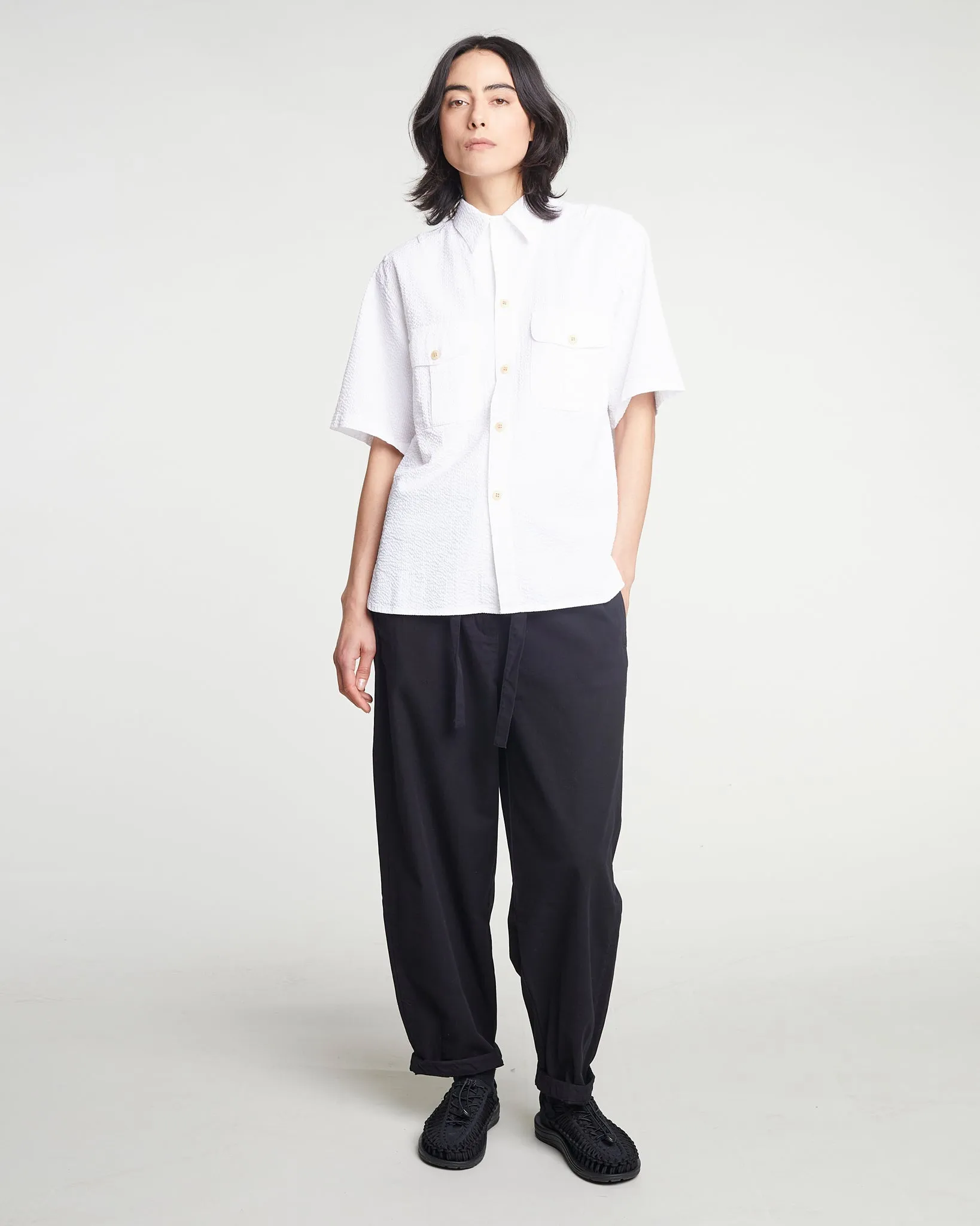 G.o.D Cuban Shirt Seersucker White sold by Eat Dust product image thumbnail 2