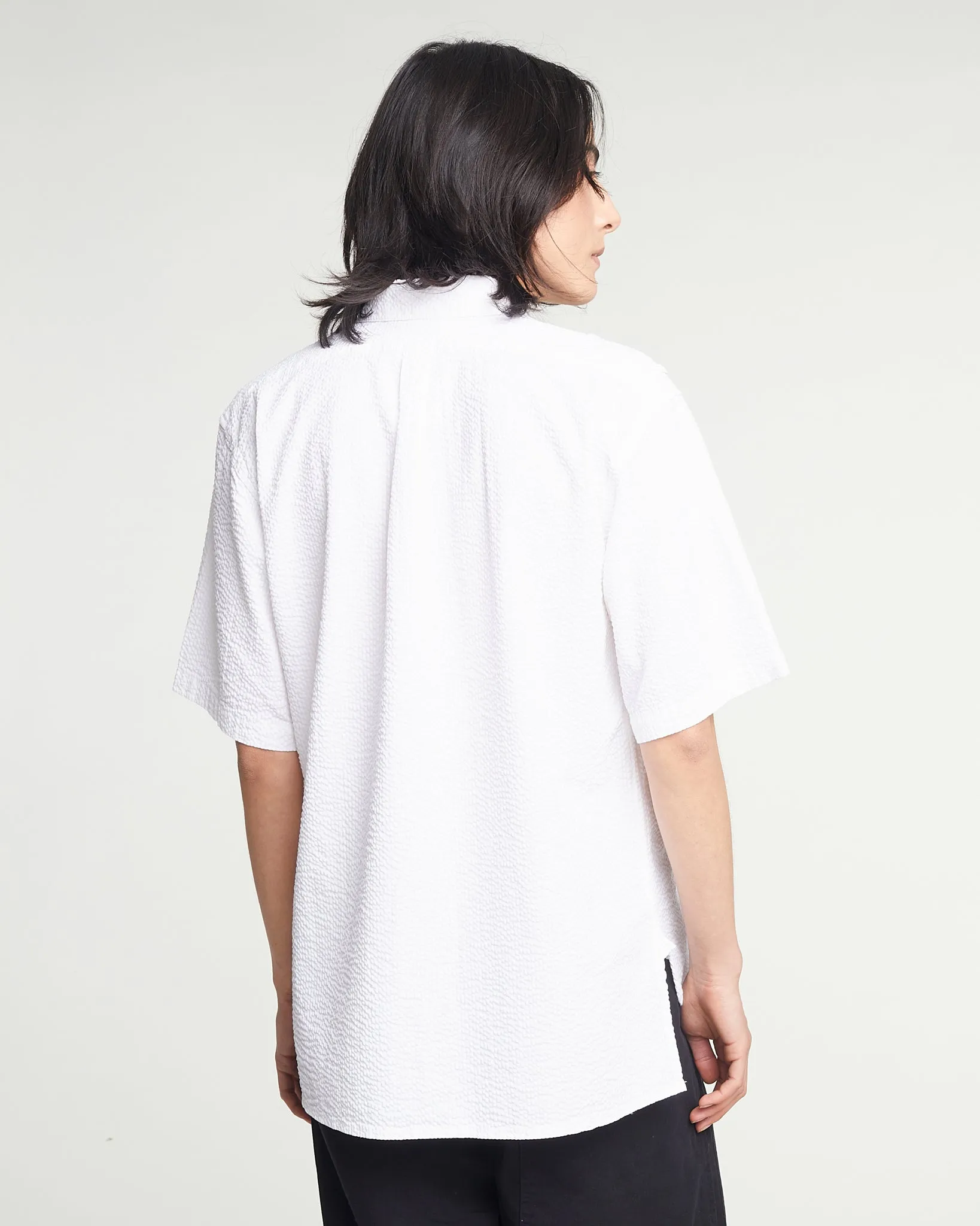 G.o.D Cuban Shirt Seersucker White sold by Eat Dust product image thumbnail 3