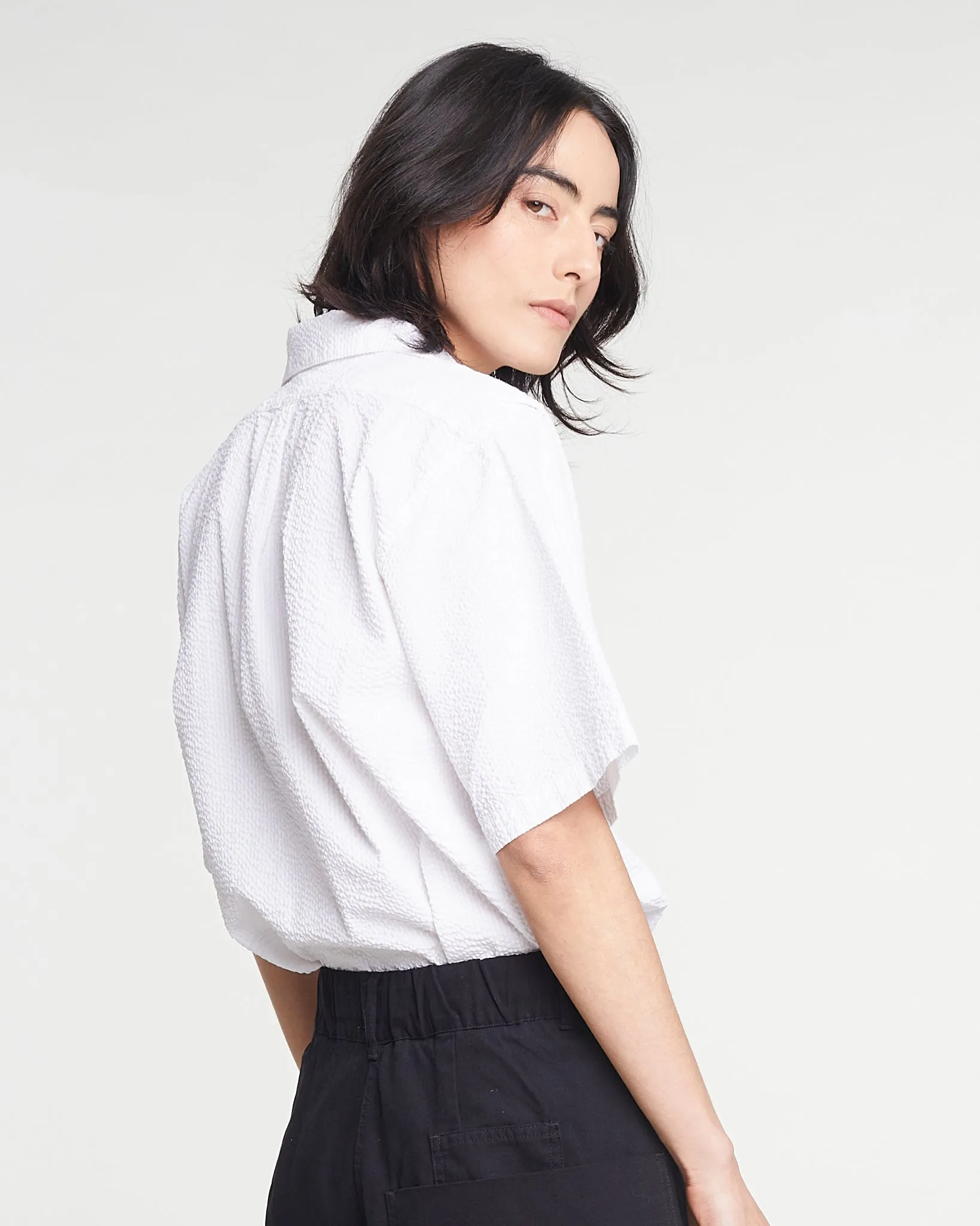 G.o.D Cuban Shirt Seersucker White sold by Eat Dust product image thumbnail 4