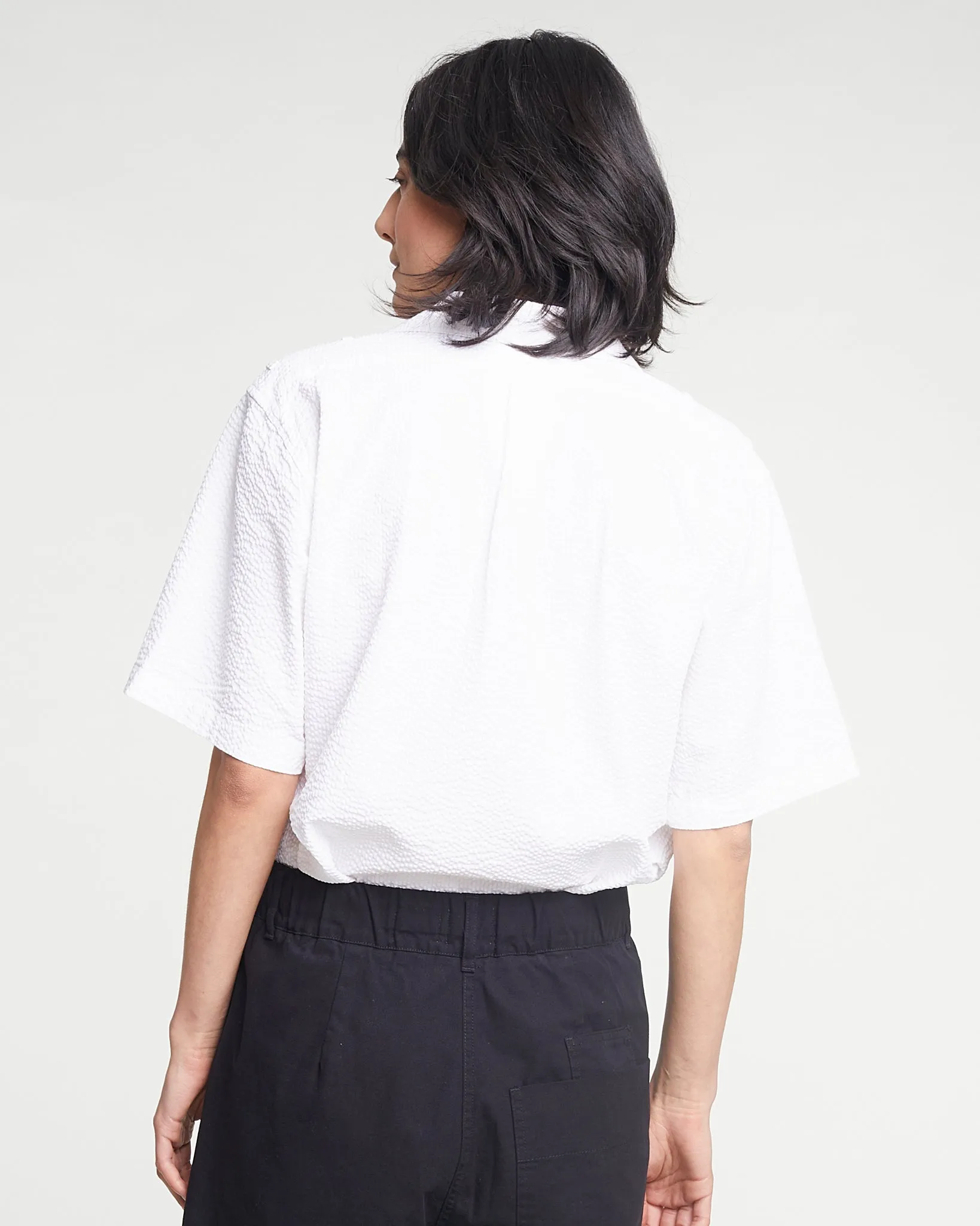 G.o.D Cuban Shirt Seersucker White sold by Eat Dust product image thumbnail 5