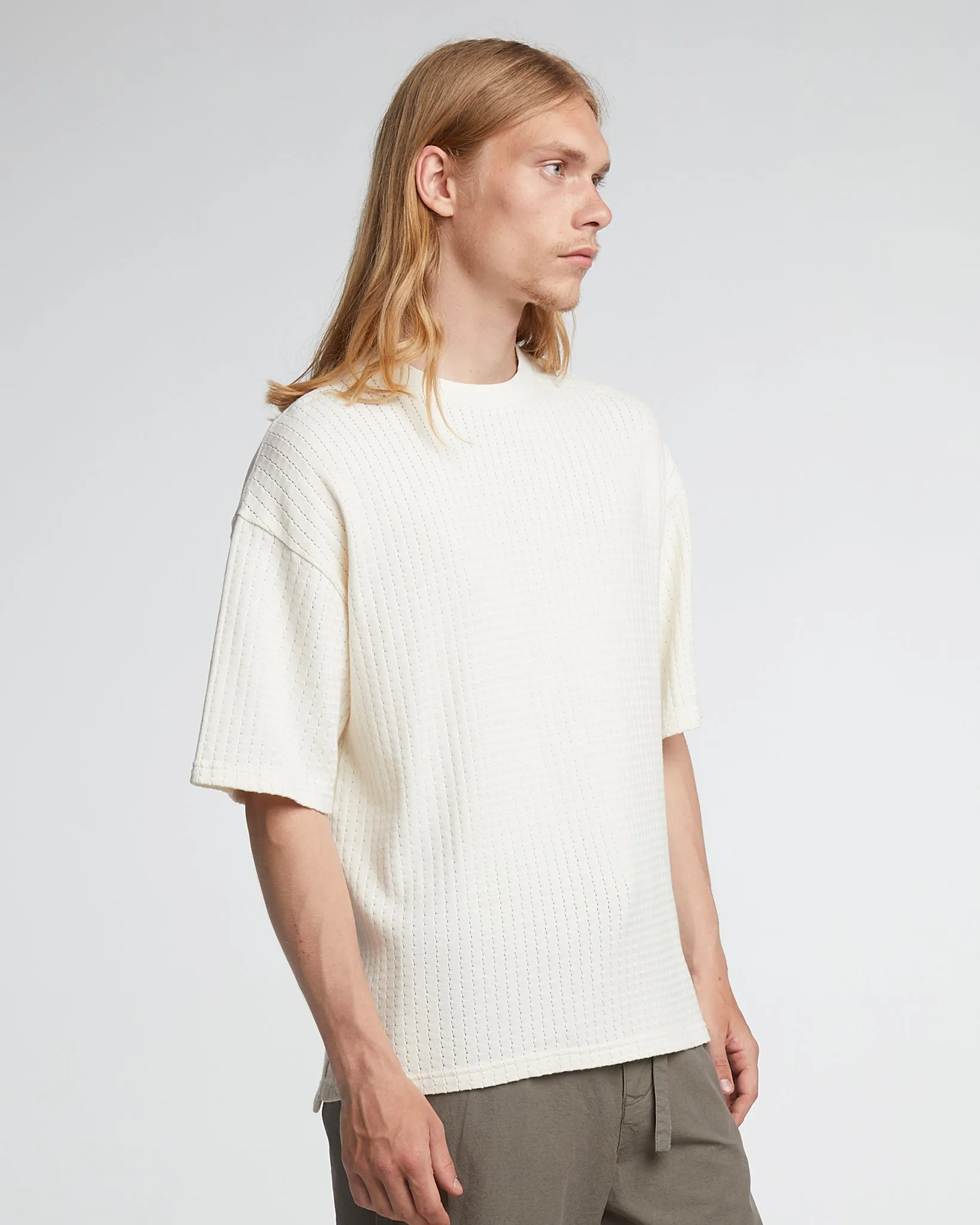 Big T Cotton Mesh Off White sold by Eat Dust product image thumbnail 2