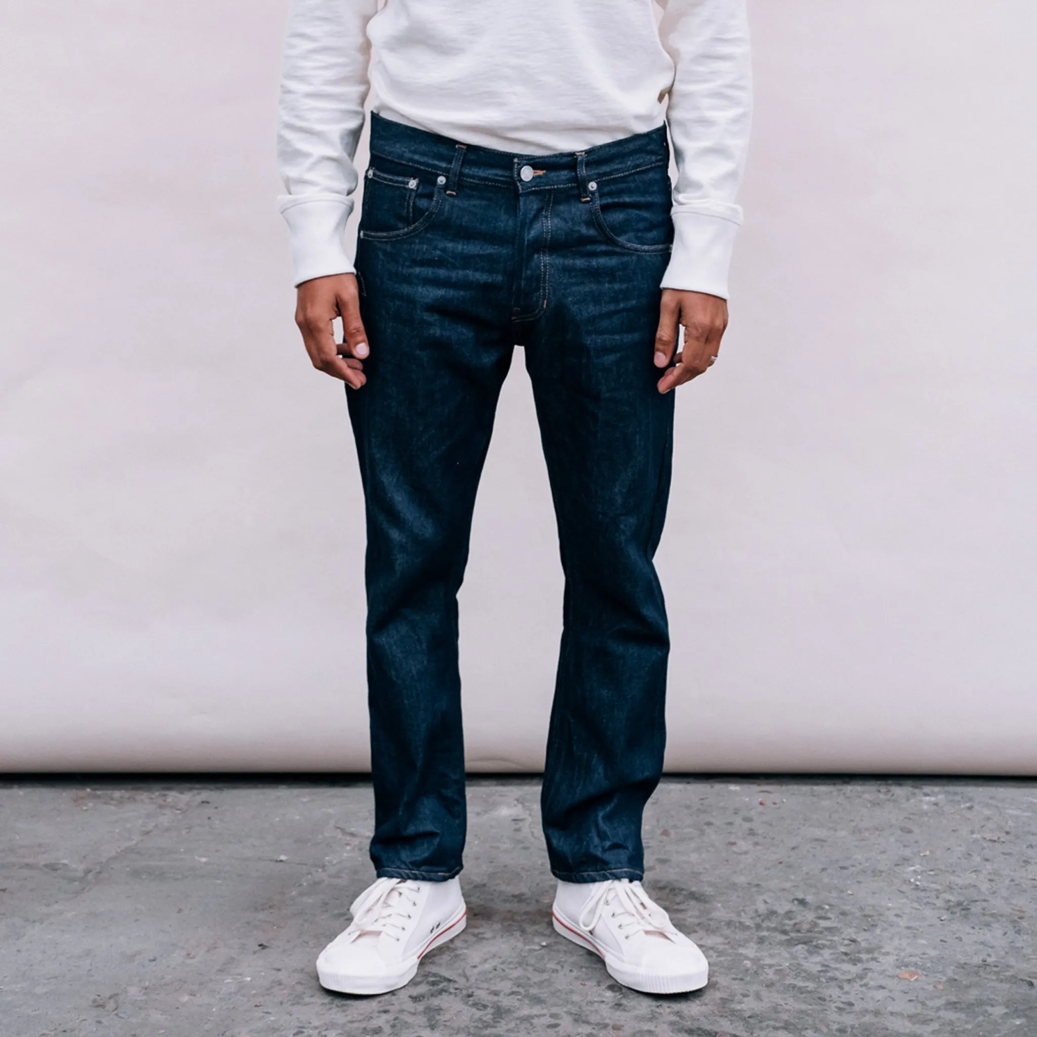 Hell Slim Straight Eco Denim sold by Eat Dust