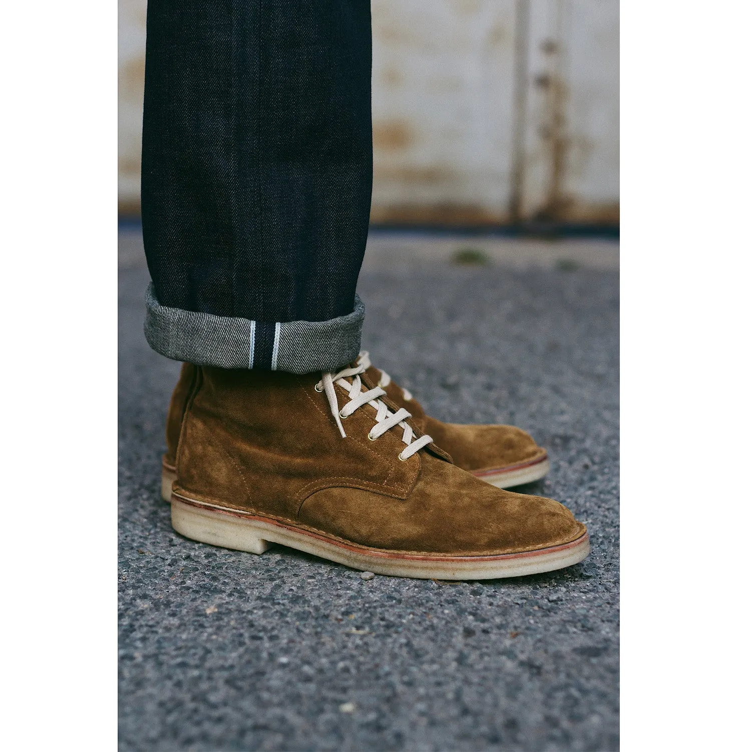 Desert Boot Leather Sand sold by Eat Dust