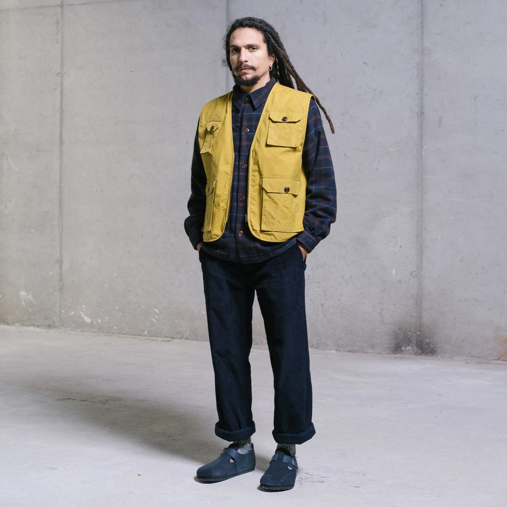 Tropical Vest Dry Waxed Cotton Olivine sold by Eat Dust product image thumbnail 4