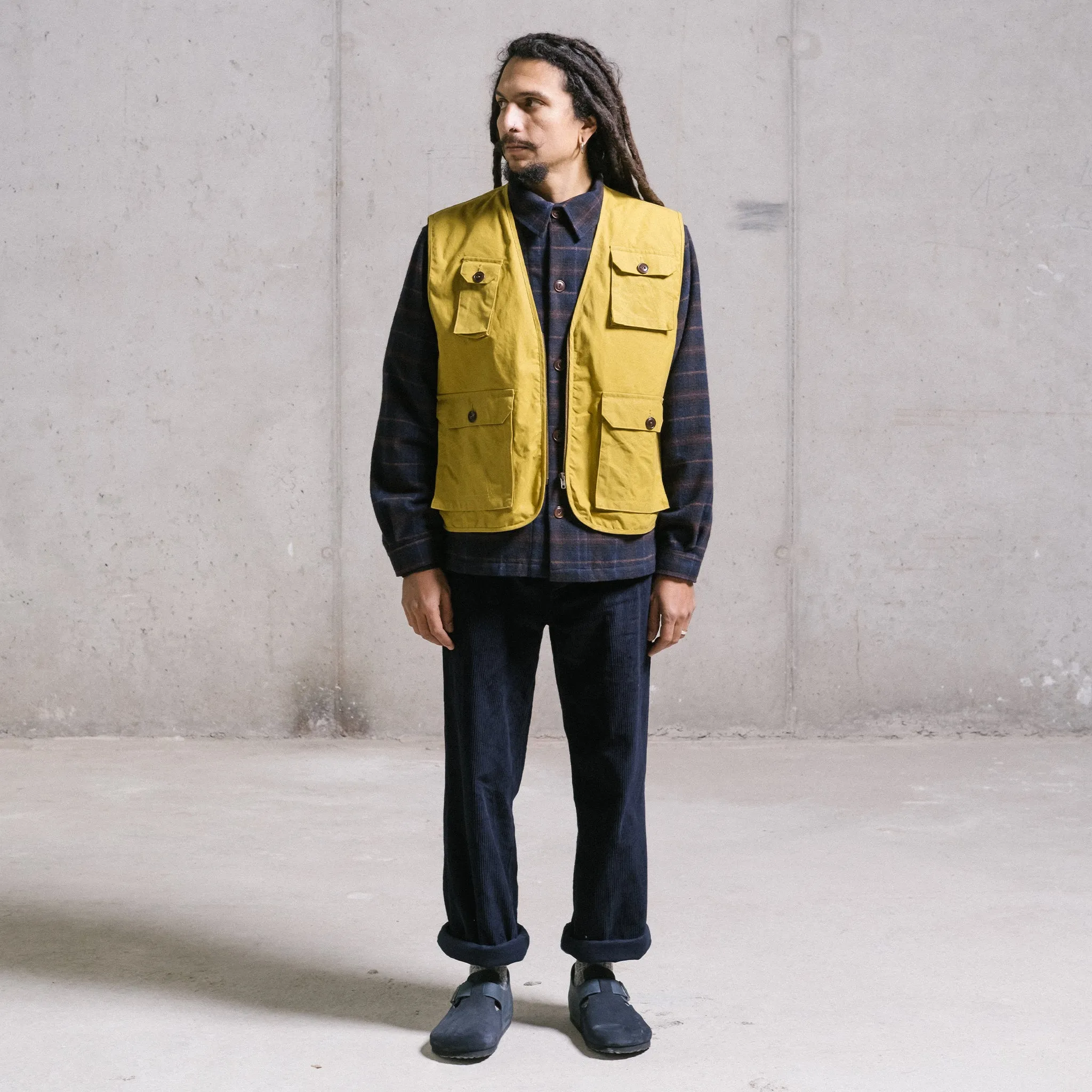 Tropical Vest Dry Waxed Cotton Olivine sold by Eat Dust product image thumbnail 3