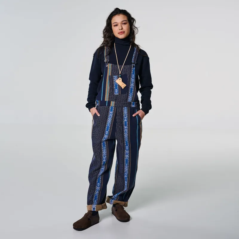 G.o.D Bib Overall Bora Bora Jacquard Multi made by Eat Dust