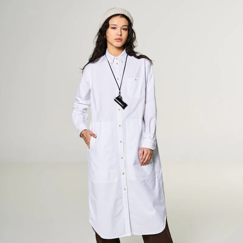 G.o.D Painter Dress Oxford White made by Eat Dust