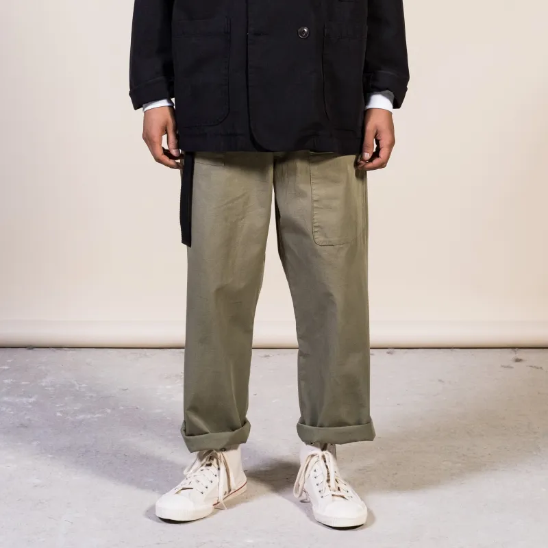 Captain Pants Rip Stop Forest Green sold by Eat Dust