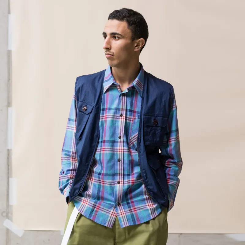 Combat Shirt Chennai Check Multi made by Eat Dust