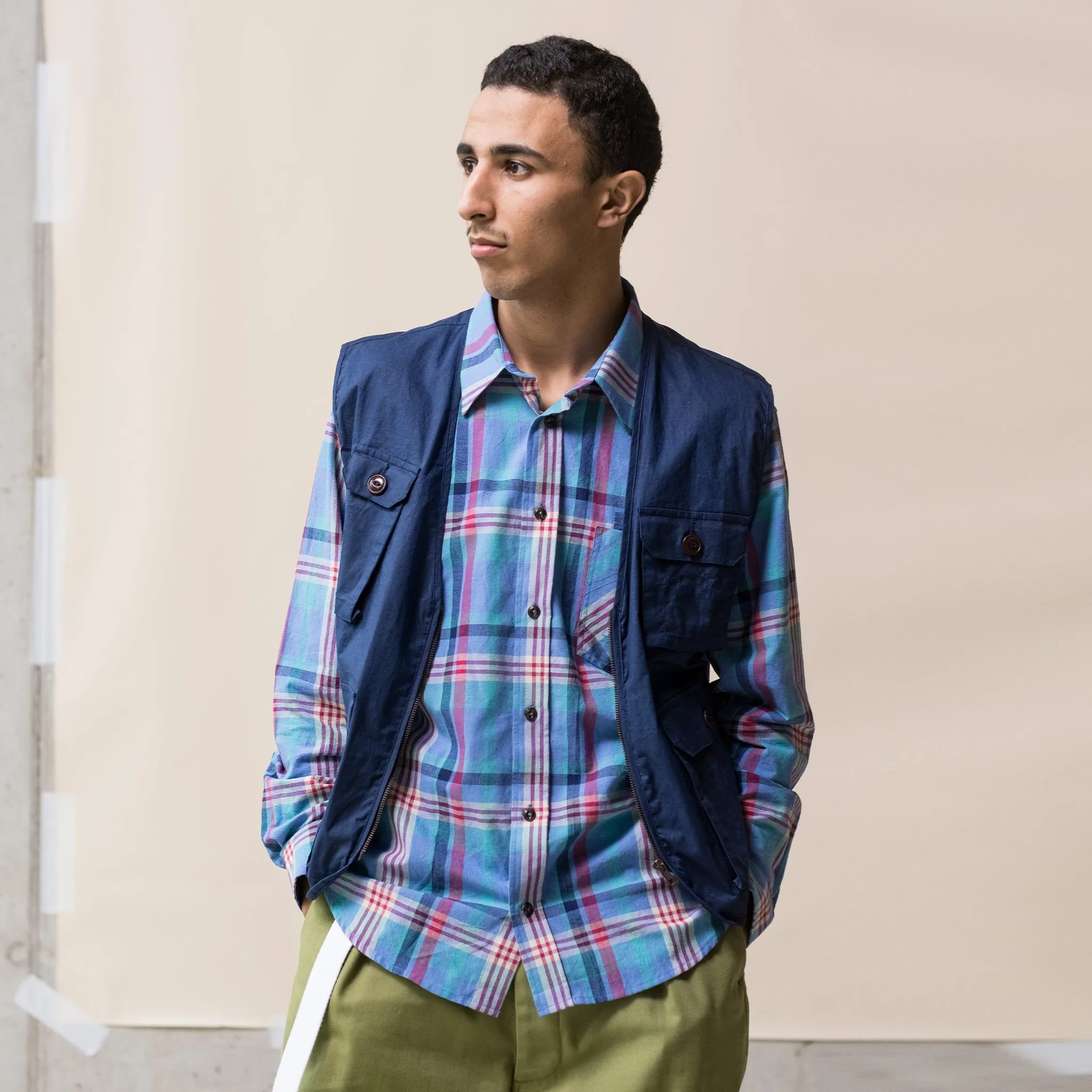 Combat Shirt Chennai Check Multi sold by Eat Dust