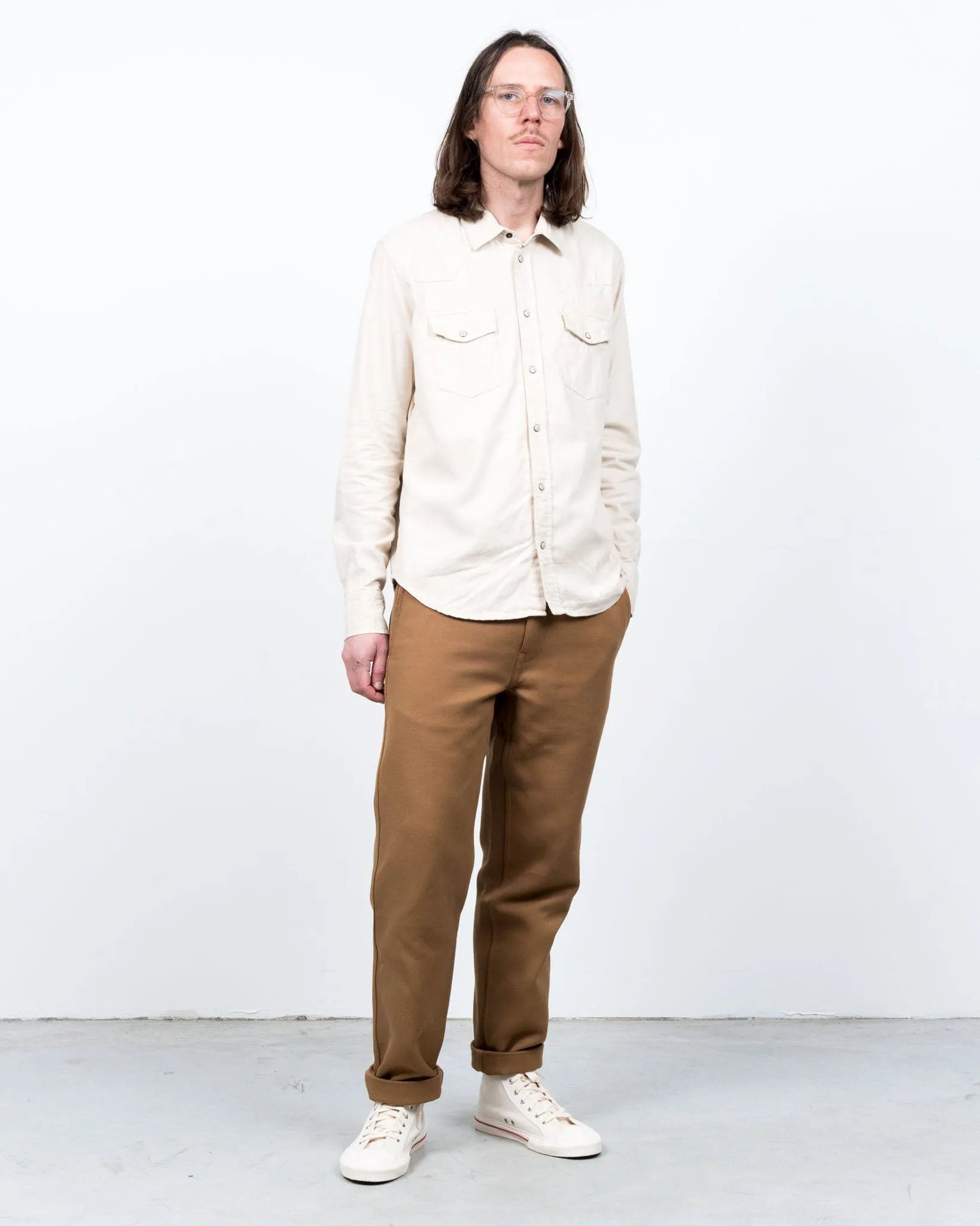 Western Shirt Brushed Twill Stone sold by Eat Dust product image thumbnail 2
