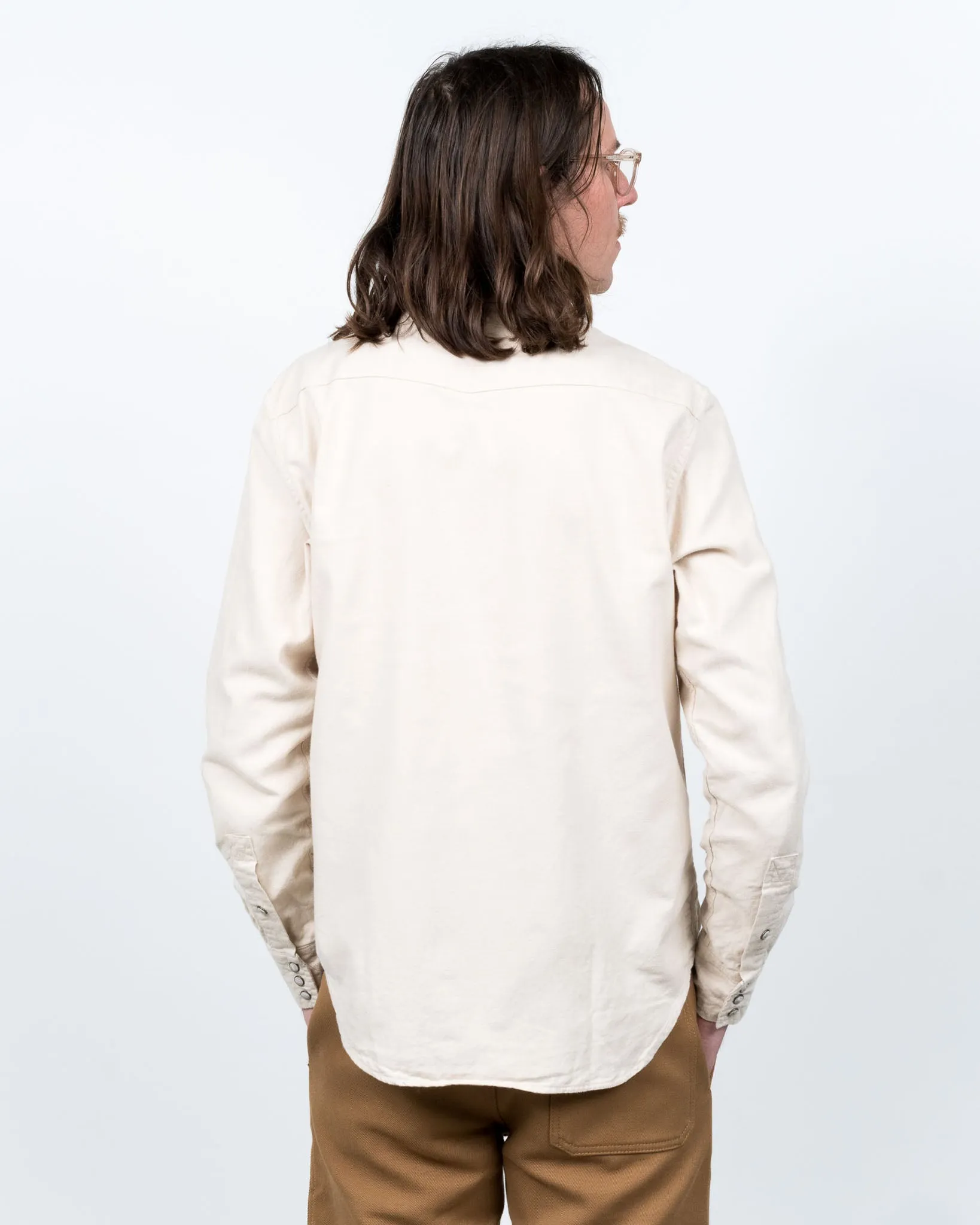 Western Shirt Brushed Twill Stone sold by Eat Dust product image thumbnail 4