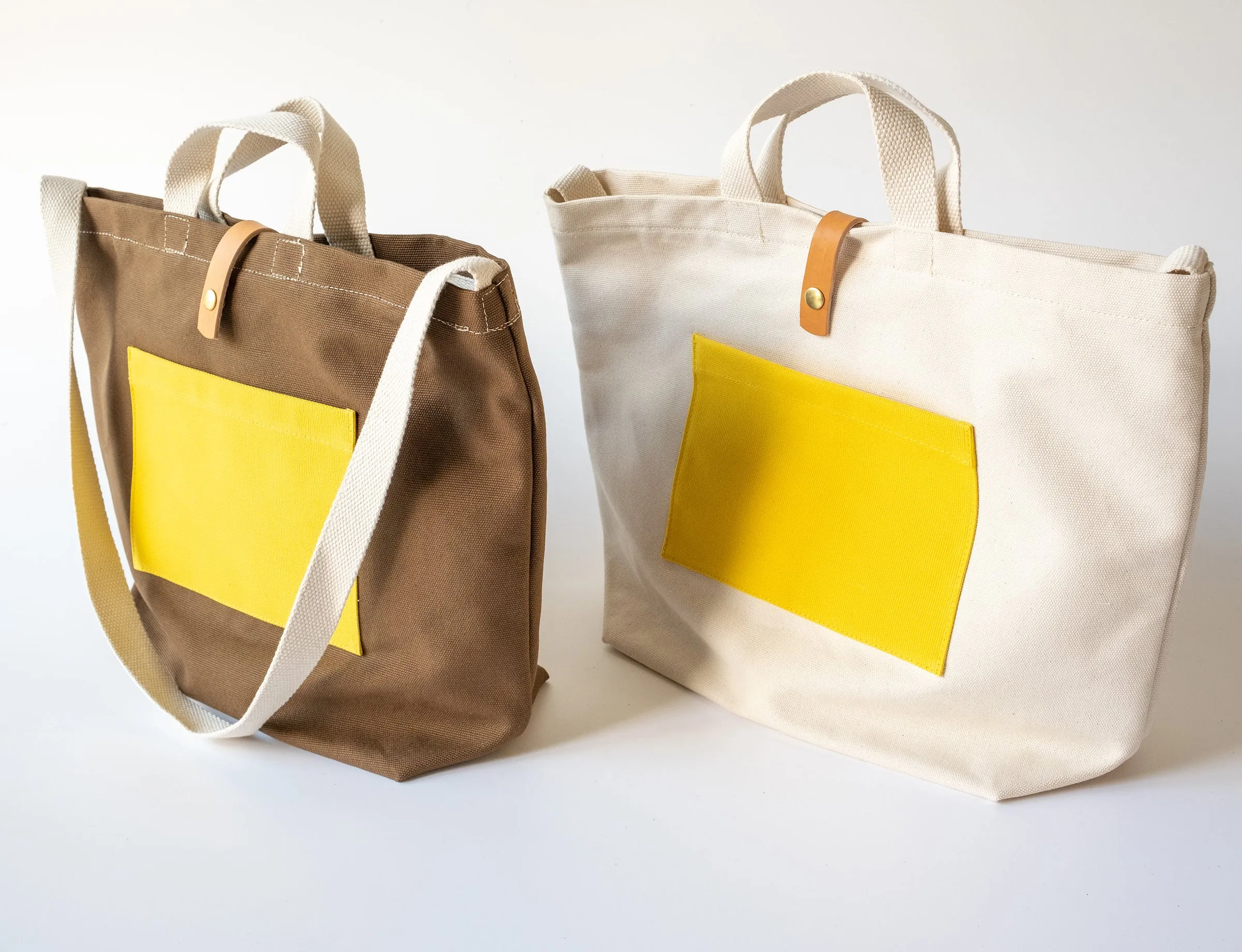 Canvas Shopper Bag Medium Brown sold by Eat Dust product image thumbnail 2