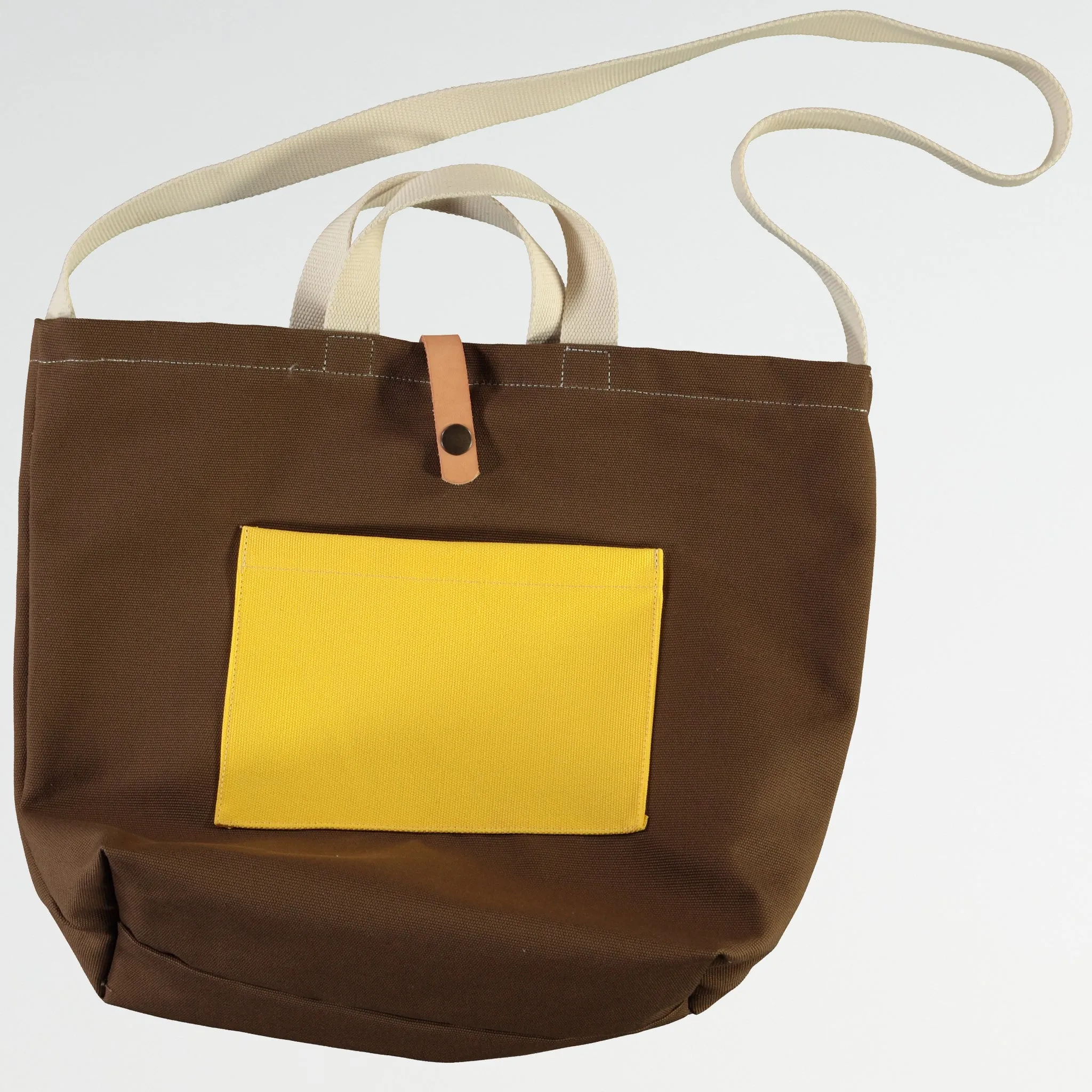 Canvas Shopper Bag Medium Brown sold by Eat Dust product image thumbnail 5