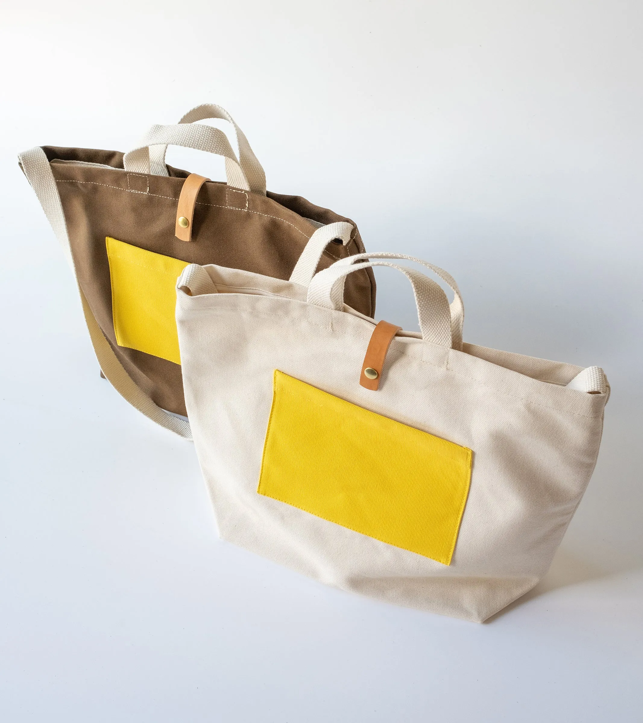 Canvas Shopper Bag Medium Brown sold by Eat Dust product image thumbnail 4