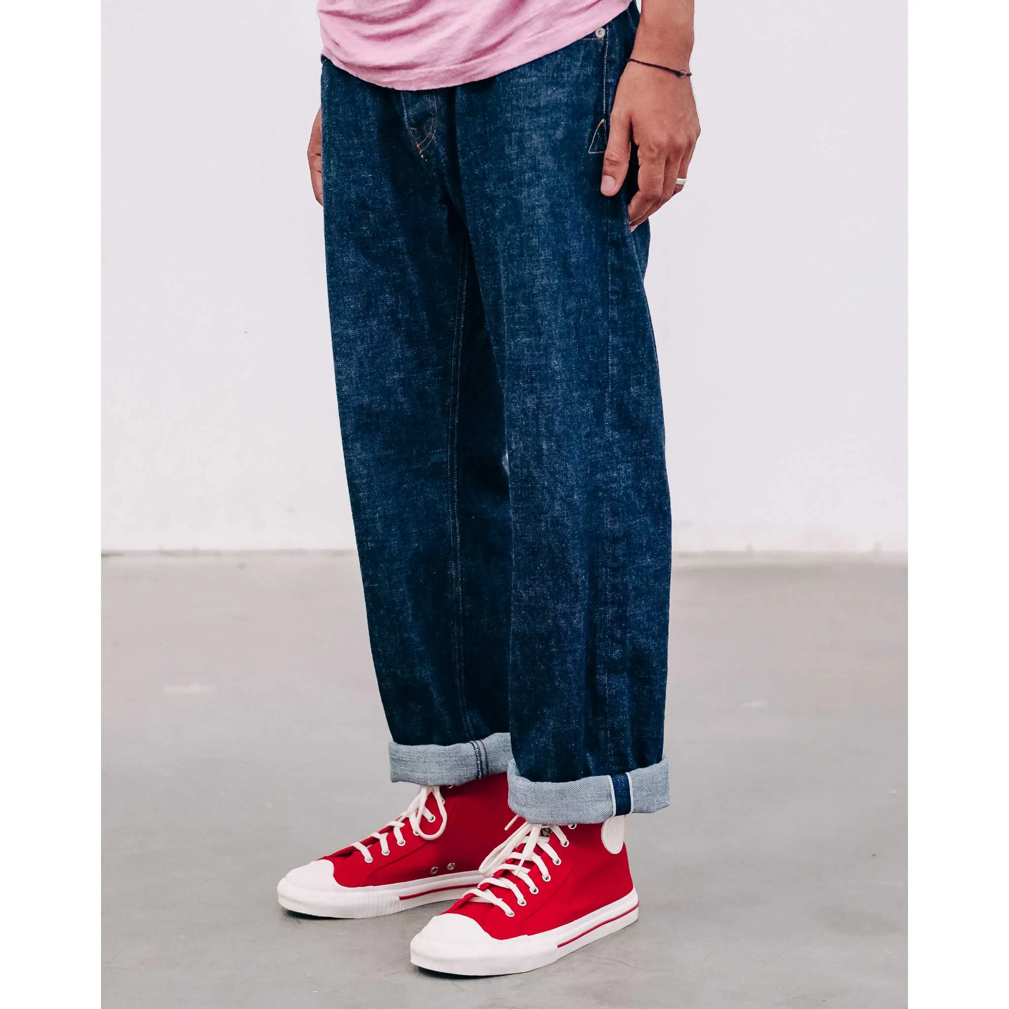 Canvas Sneakers High Red sold by Eat Dust