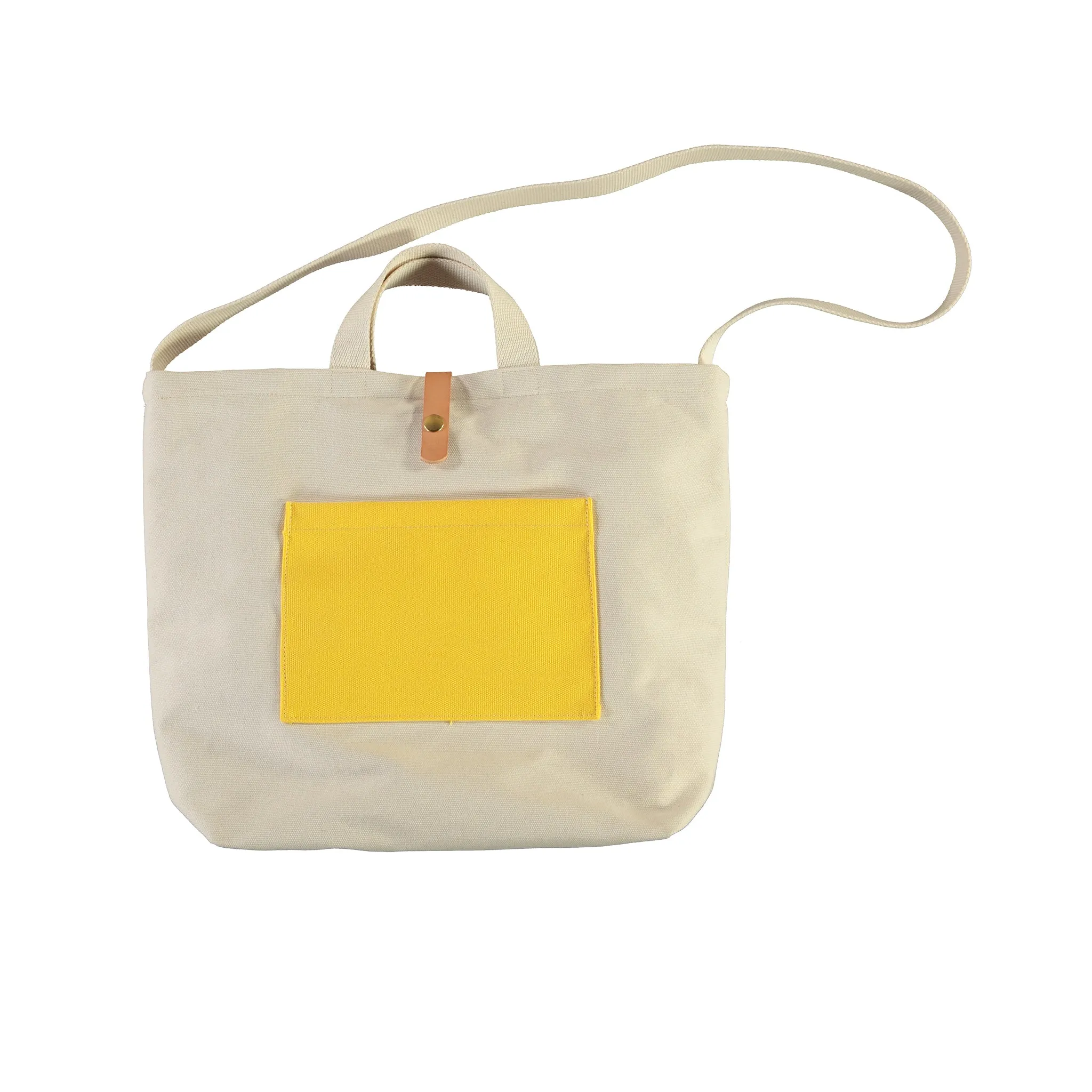 Canvas Shopper Bag Medium White sold by Eat Dust