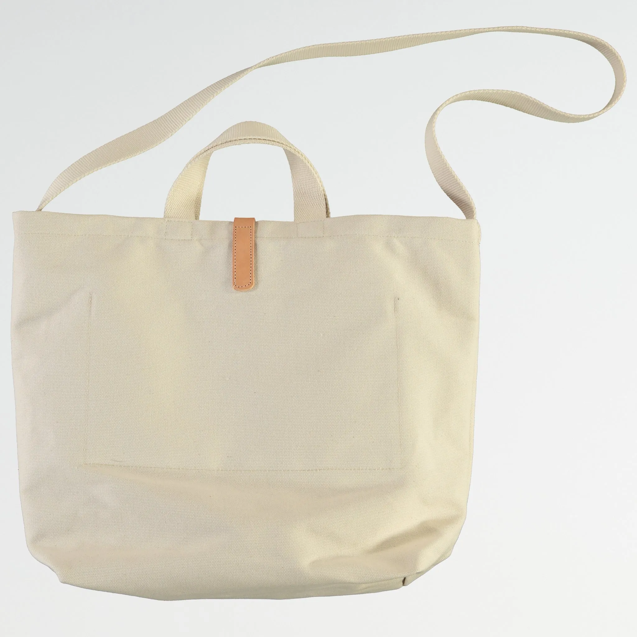 Canvas Shopper Bag Medium White sold by Eat Dust product image thumbnail 4