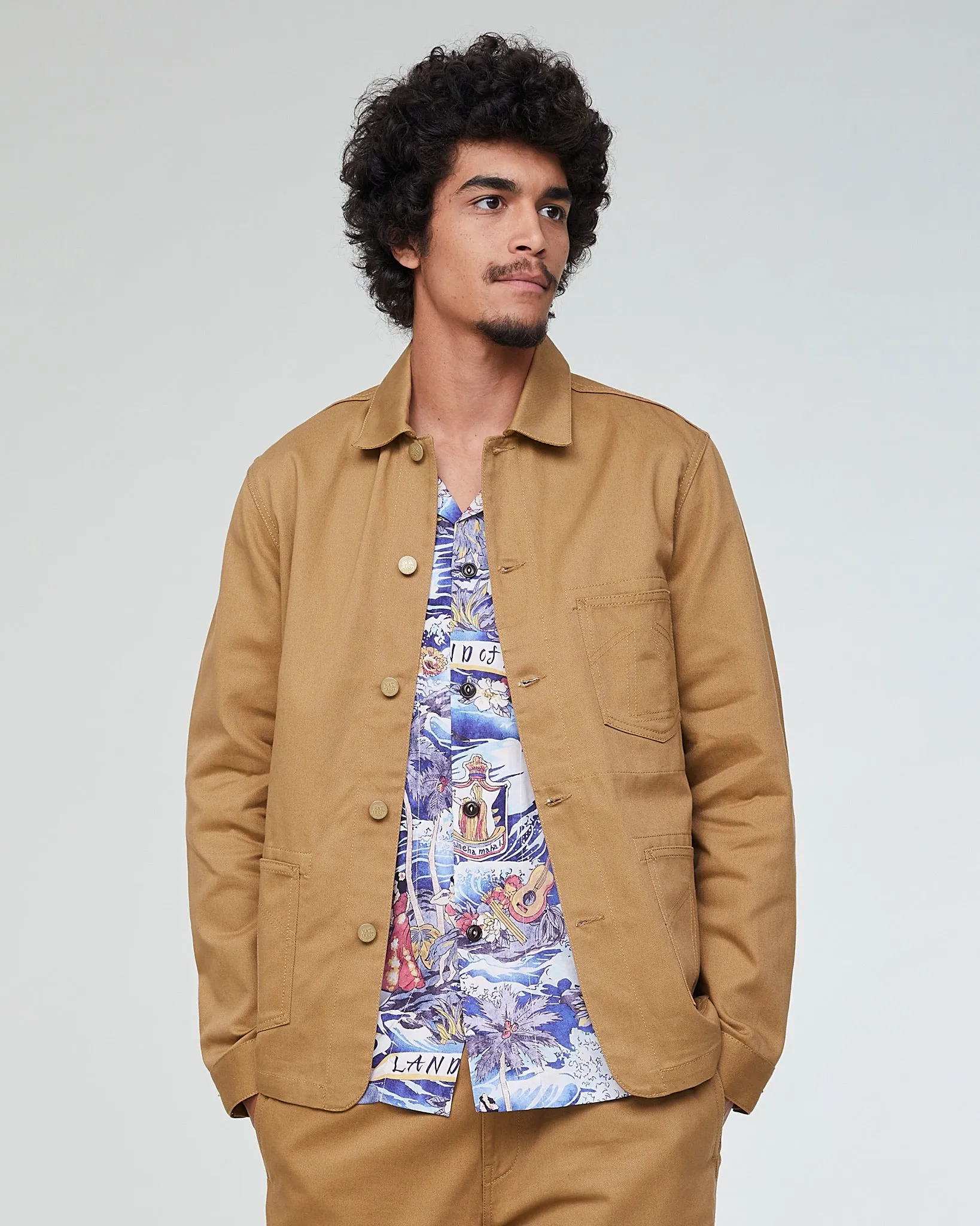 Chore Jacket Utility Twill Safari sold by Eat Dust