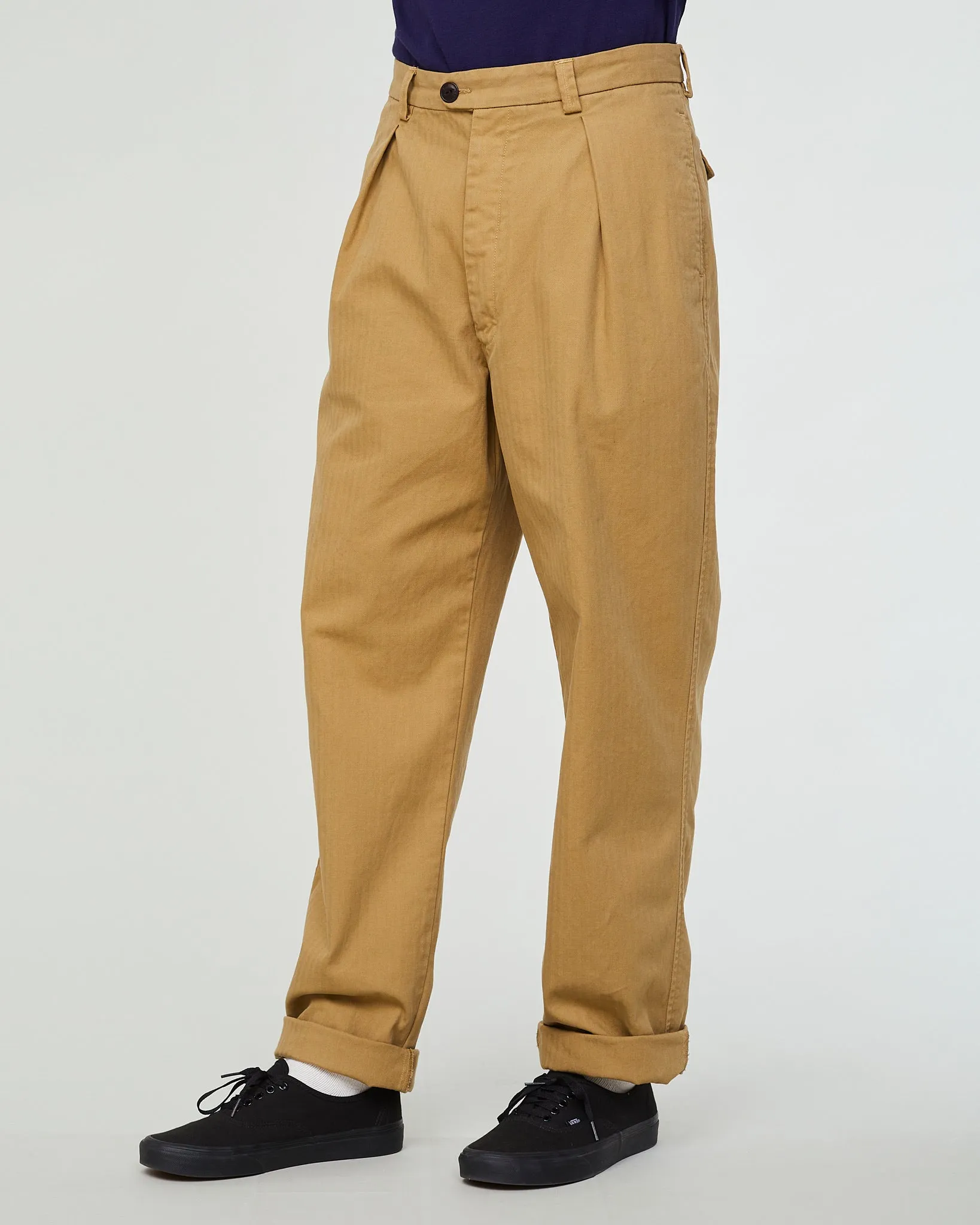 Maharajha Chino Herringbone Twill Sand sold by Eat Dust product image thumbnail 5