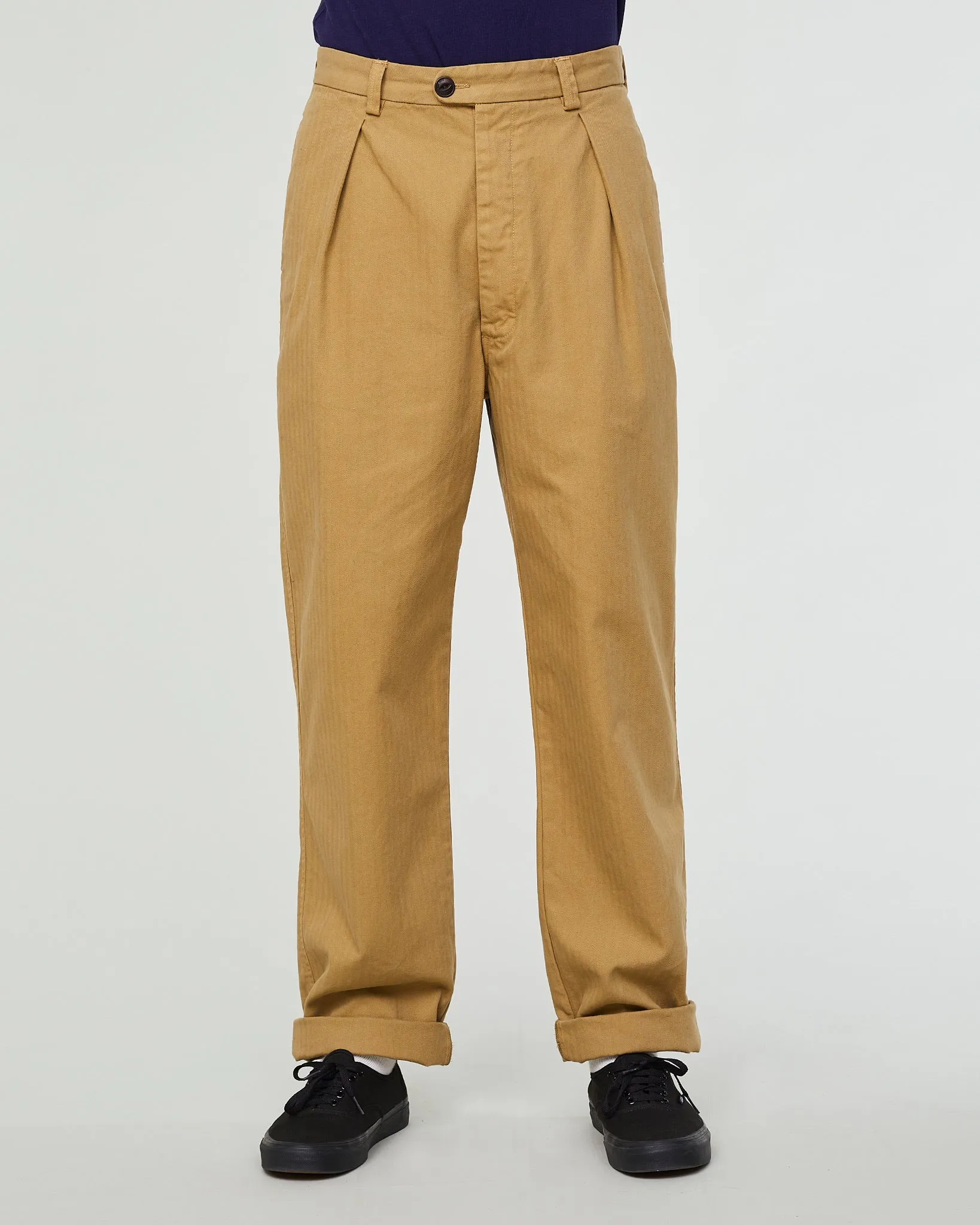 Maharajha Chino Herringbone Twill Sand sold by Eat Dust