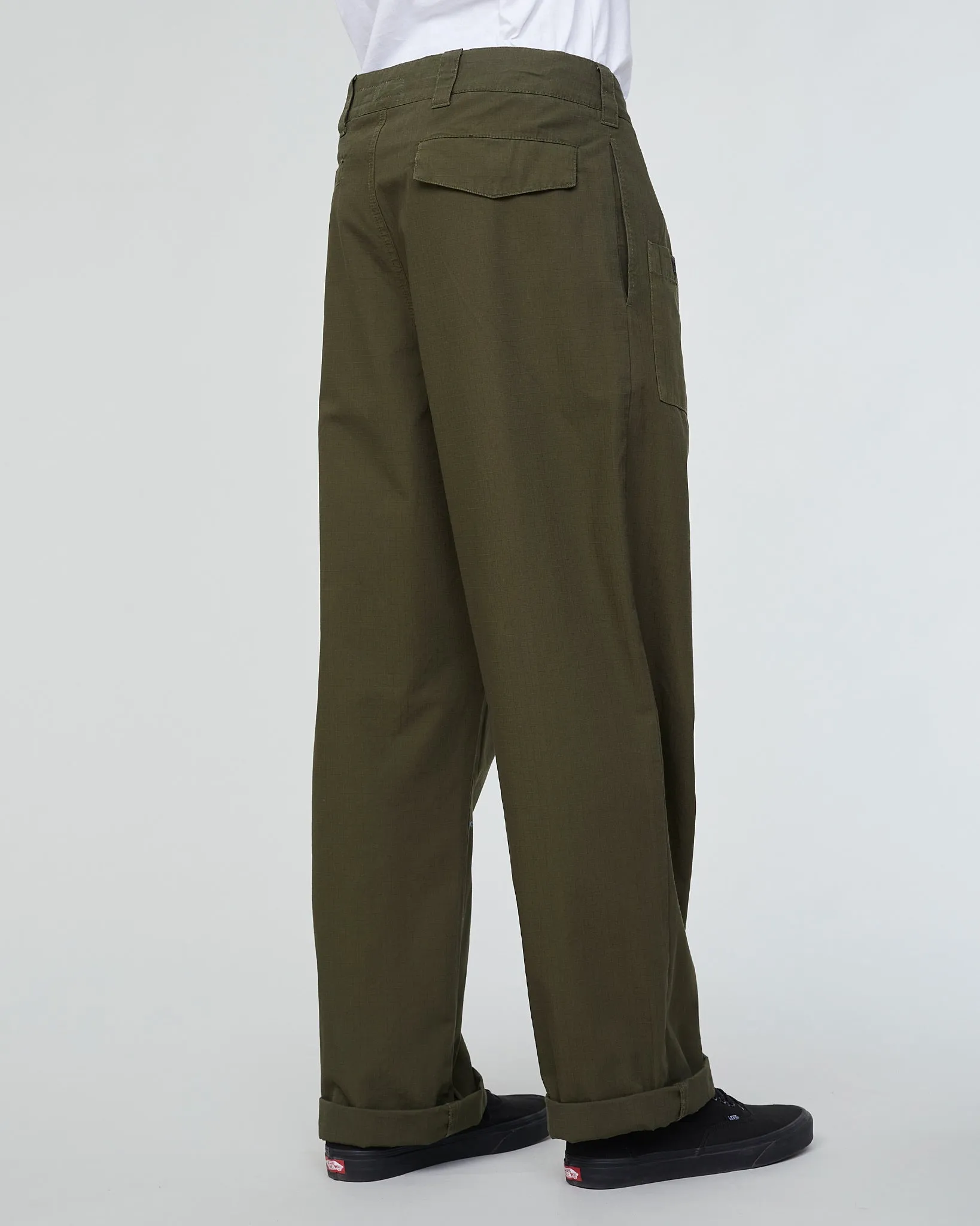 Captain Chino Ripstop Khaki sold by Eat Dust product image thumbnail 3