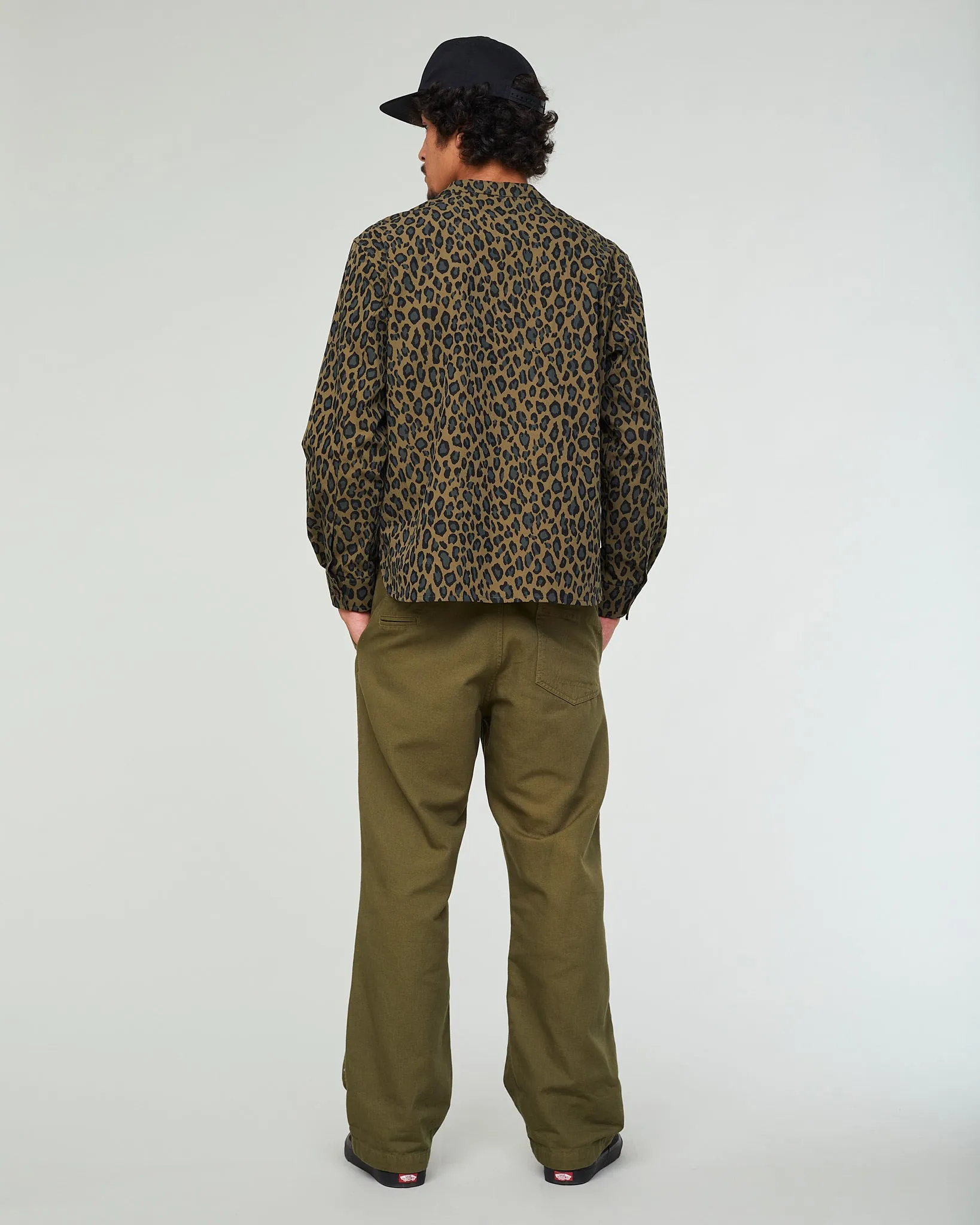 Kabul Shirt Cheetah Cotton Khaki sold by Eat Dust product image thumbnail 5