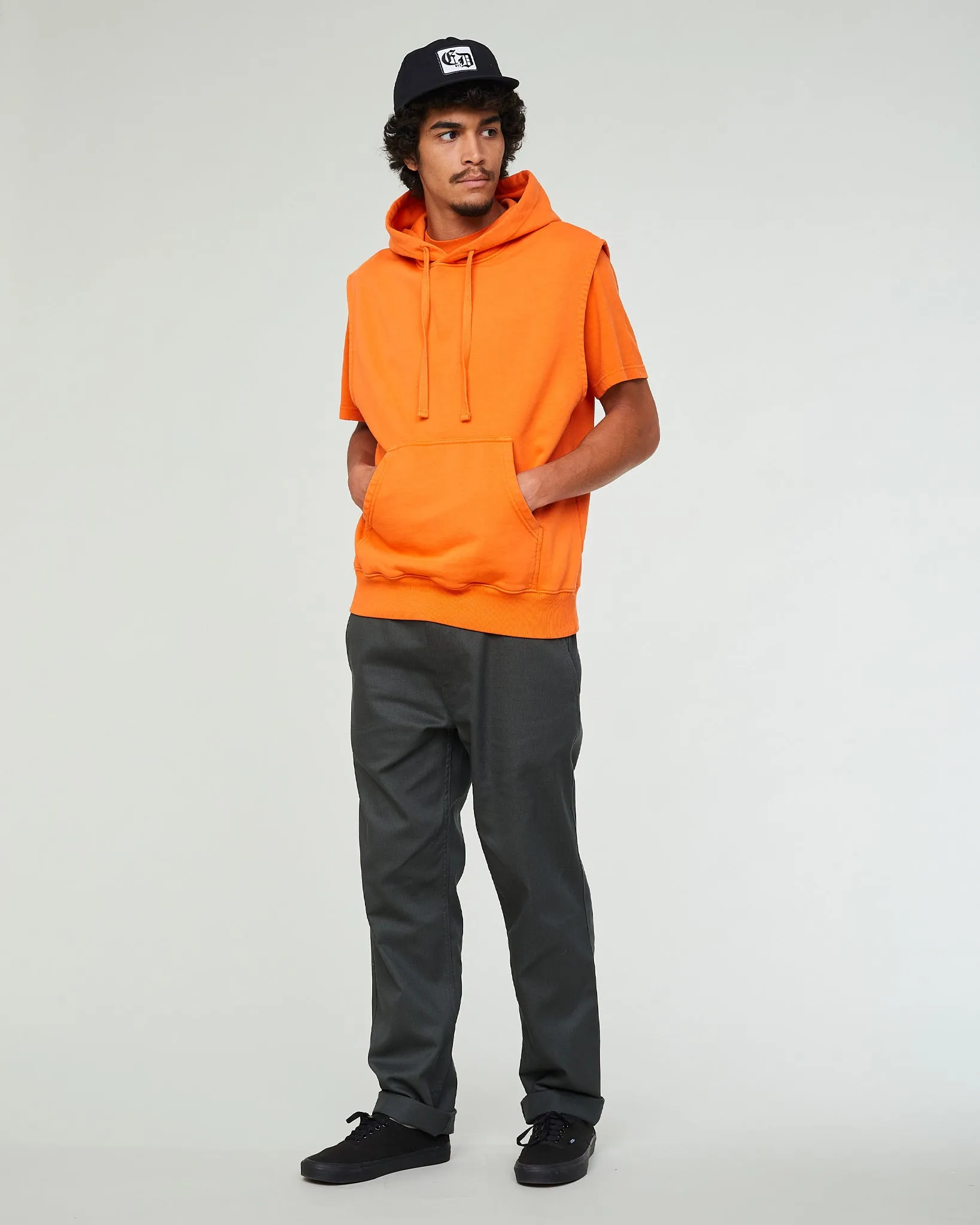 Rocky Sweater Cotton Fleece Tangerine sold by Eat Dust product image thumbnail 2