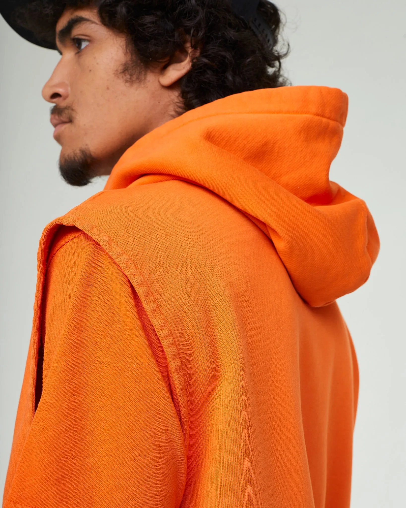 Rocky Sweater Cotton Fleece Tangerine sold by Eat Dust product image thumbnail 3