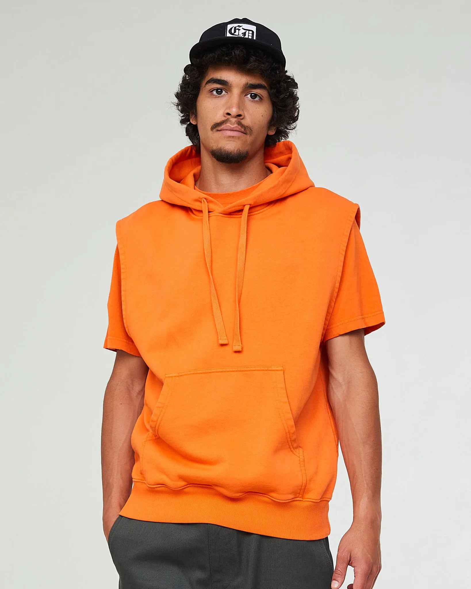 Rocky Sweater Cotton Fleece Tangerine sold by Eat Dust