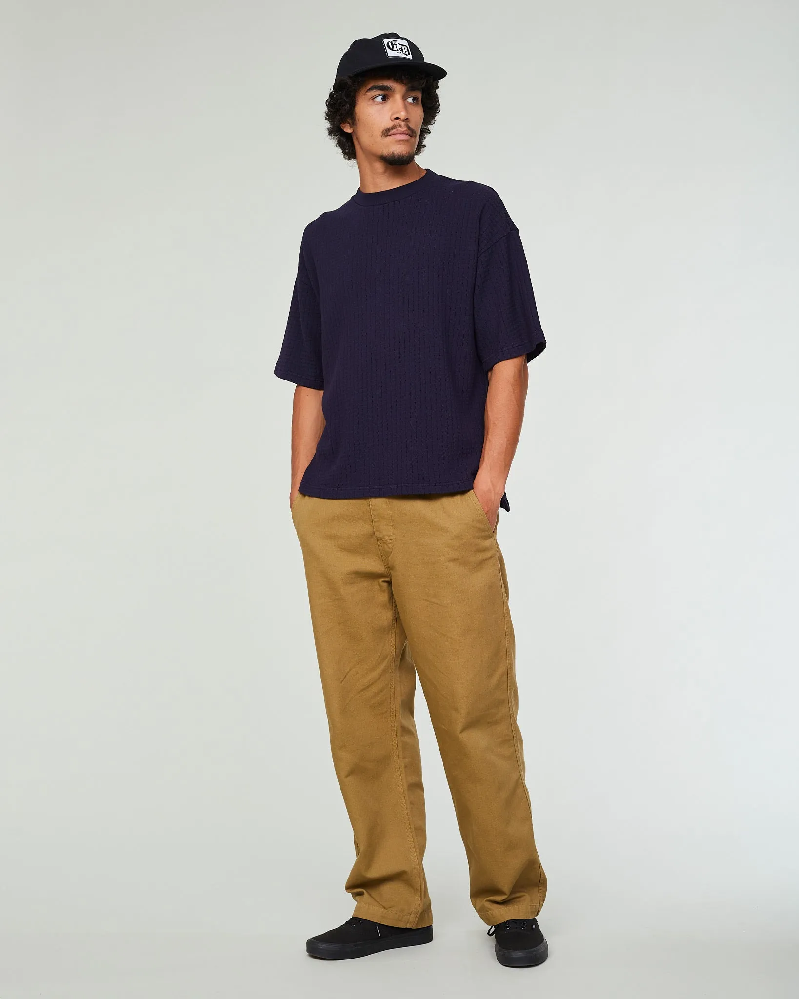 Big T Cotton Mesh Dark Navy sold by Eat Dust product image thumbnail 2