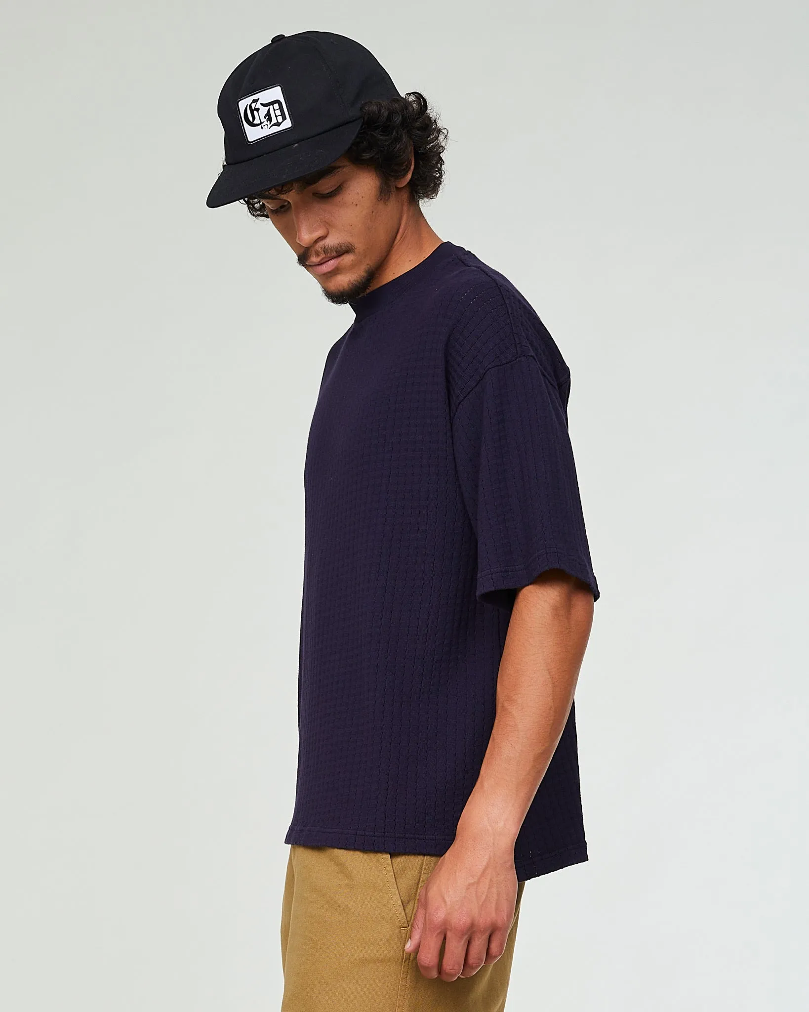 Big T Cotton Mesh Dark Navy sold by Eat Dust product image thumbnail 4