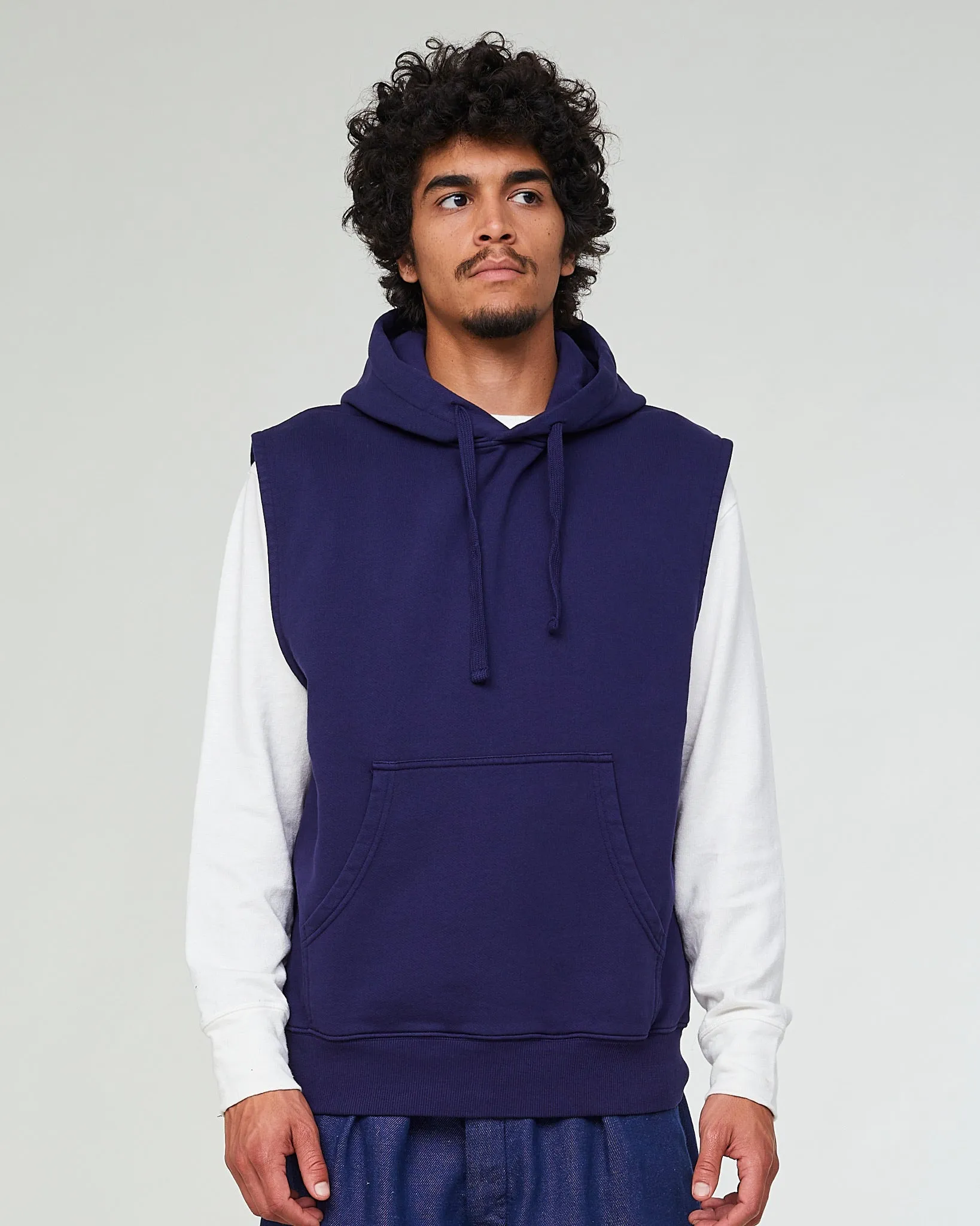 Rocky Sweater Cotton Fleece Indigo sold by Eat Dust product image thumbnail 4