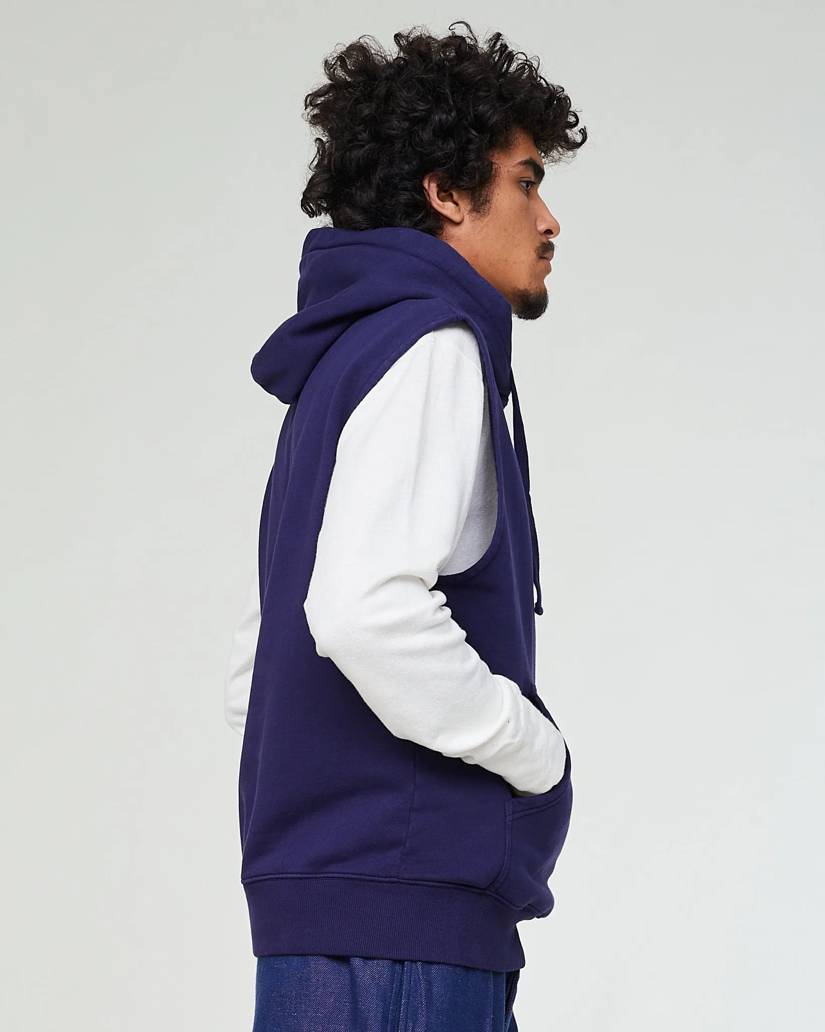 Rocky Sweater Cotton Fleece Indigo sold by Eat Dust product image thumbnail 3