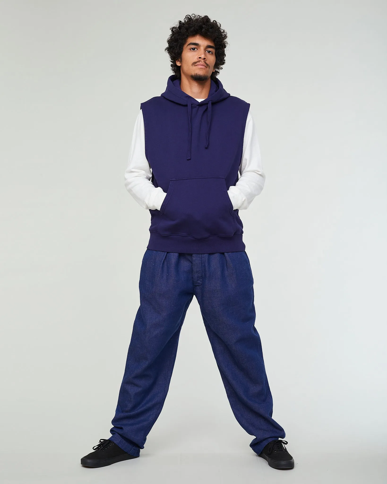 Rocky Sweater Cotton Fleece Indigo sold by Eat Dust product image thumbnail 2