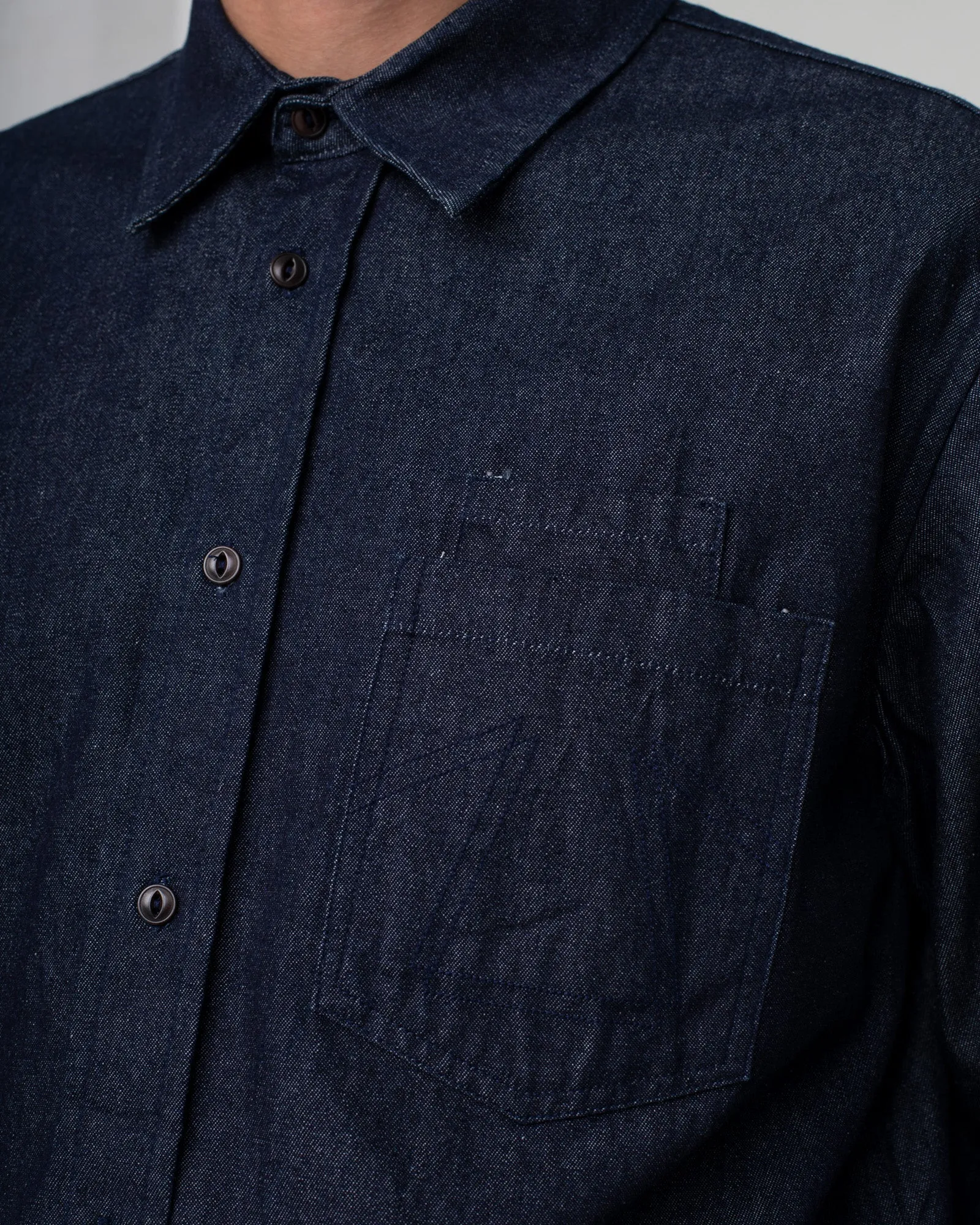 Combat Shirt Texas Indigo Denim sold by Eat Dust product image thumbnail 4