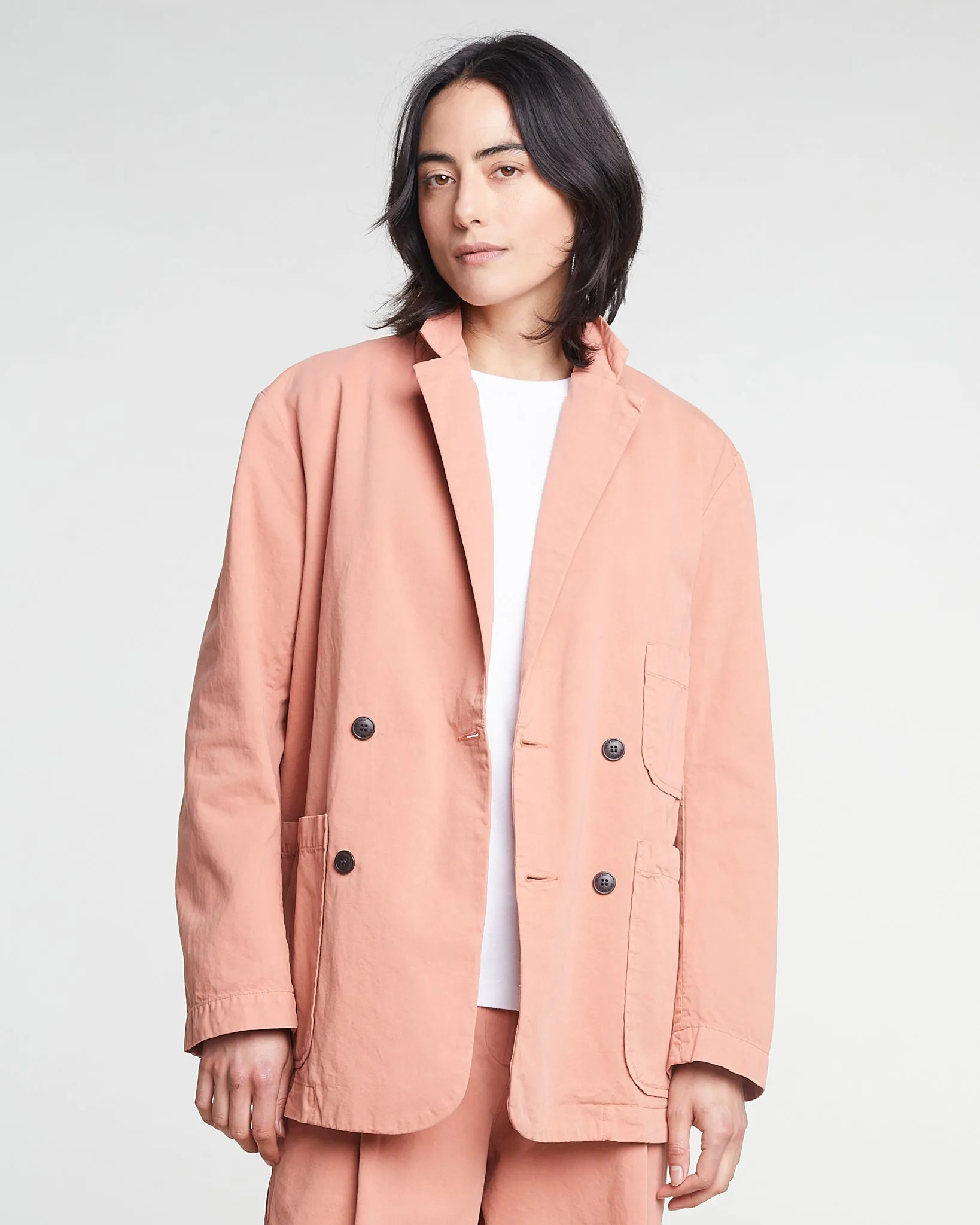 G.o.D Blazer Crispy Cotton Old Rose sold by Eat Dust
