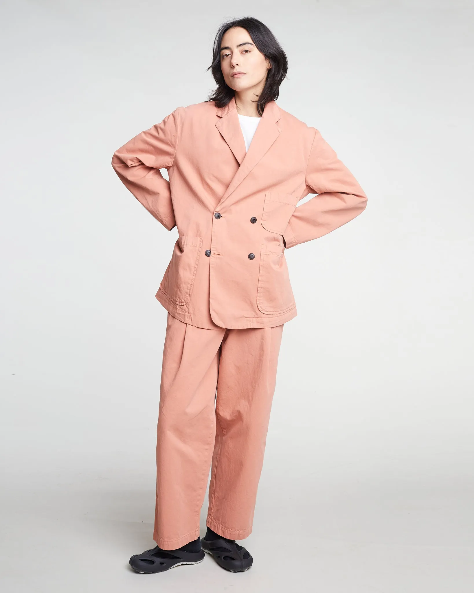 G.o.D Blazer Crispy Cotton Old Rose sold by Eat Dust product image thumbnail 5