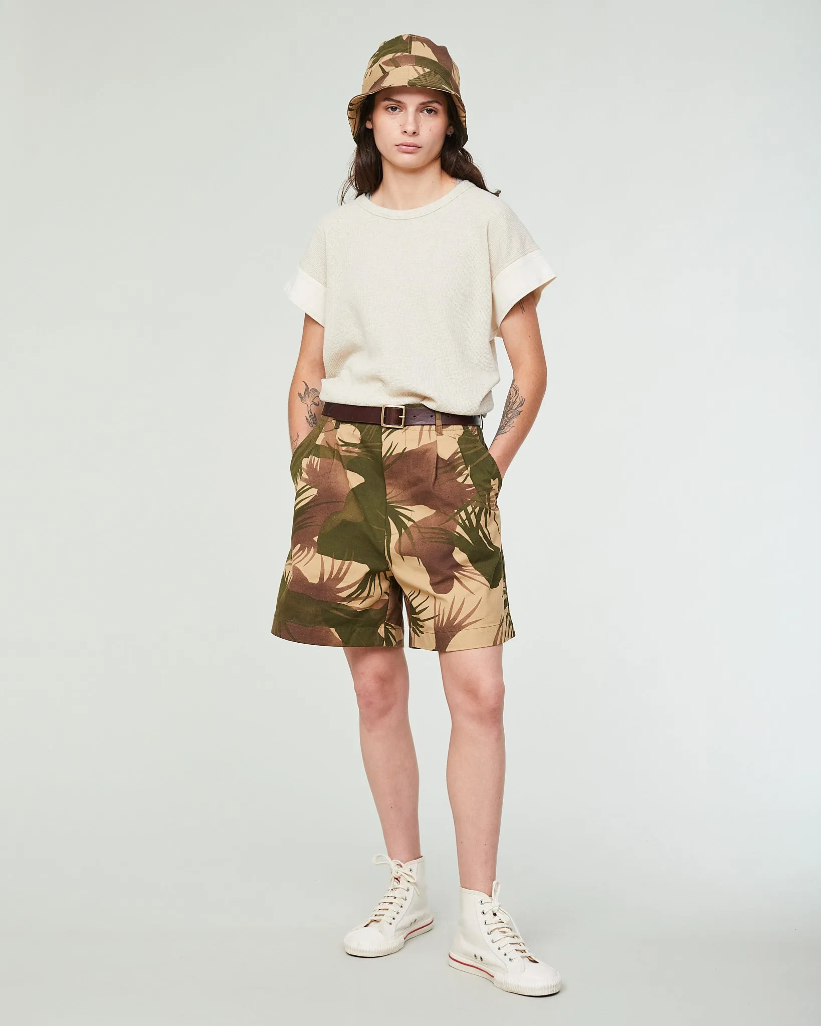 G.o.D River Short Tropical Cotton Dune sold by Eat Dust product image thumbnail 2