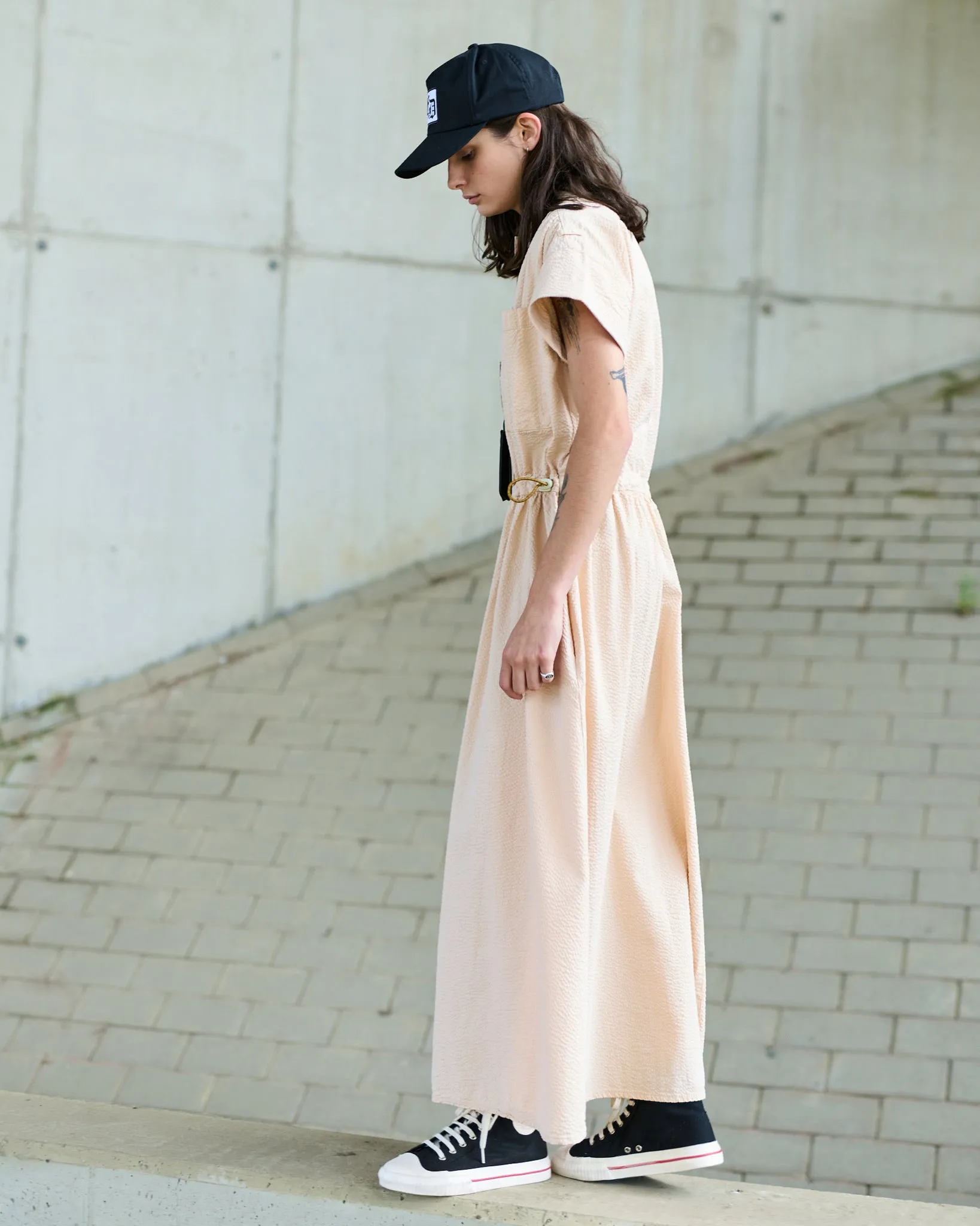 G.o.D Service Dress Seersucker Straw sold by Eat Dust product image thumbnail 3