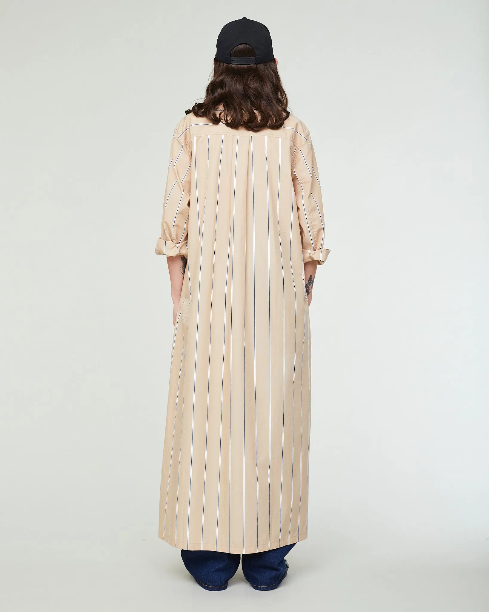 G.o.D Chemise Sido Popeline Stripe Sand sold by Eat Dust product image thumbnail 4