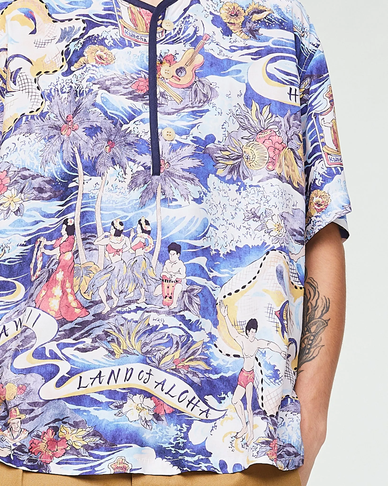 G.o.D Baseball Smock Mahala Rayon Multi sold by Eat Dust product image thumbnail 4