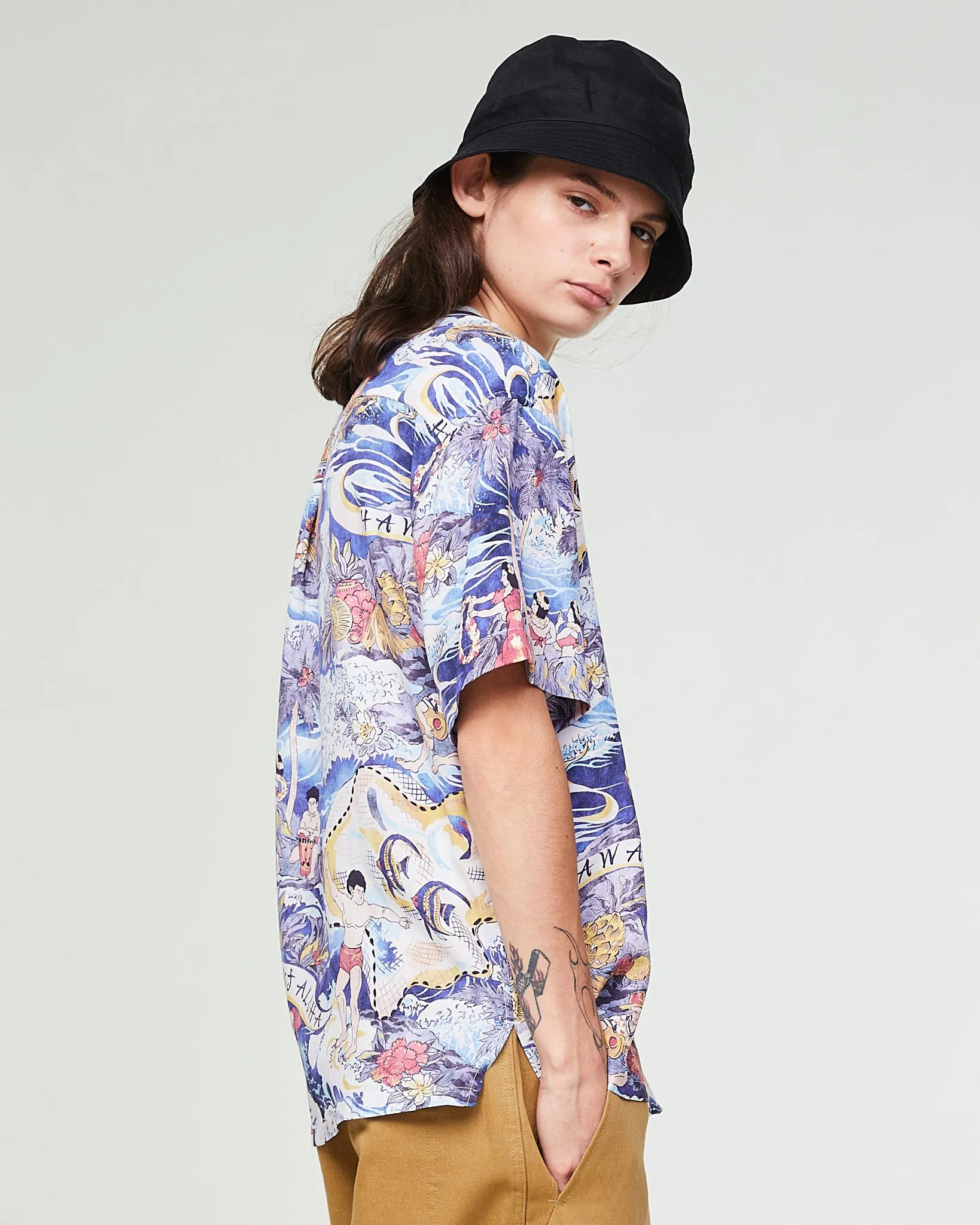 G.o.D Baseball Smock Mahala Rayon Multi sold by Eat Dust product image thumbnail 3