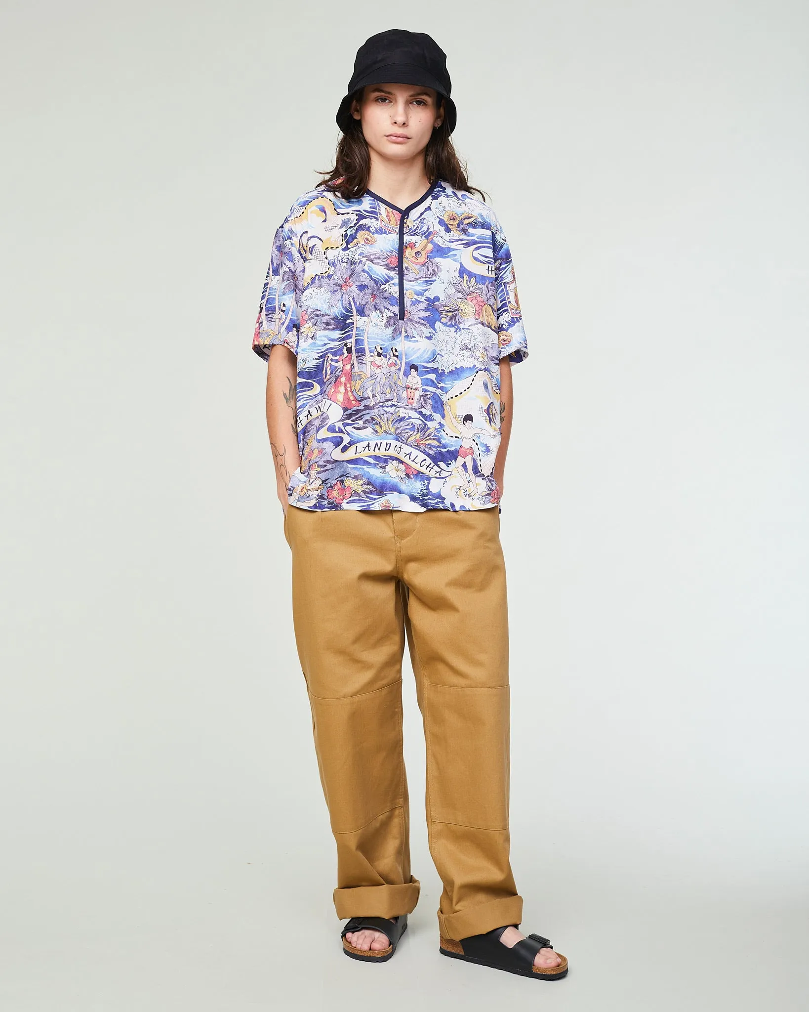 G.o.D Baseball Smock Mahala Rayon Multi sold by Eat Dust product image thumbnail 2