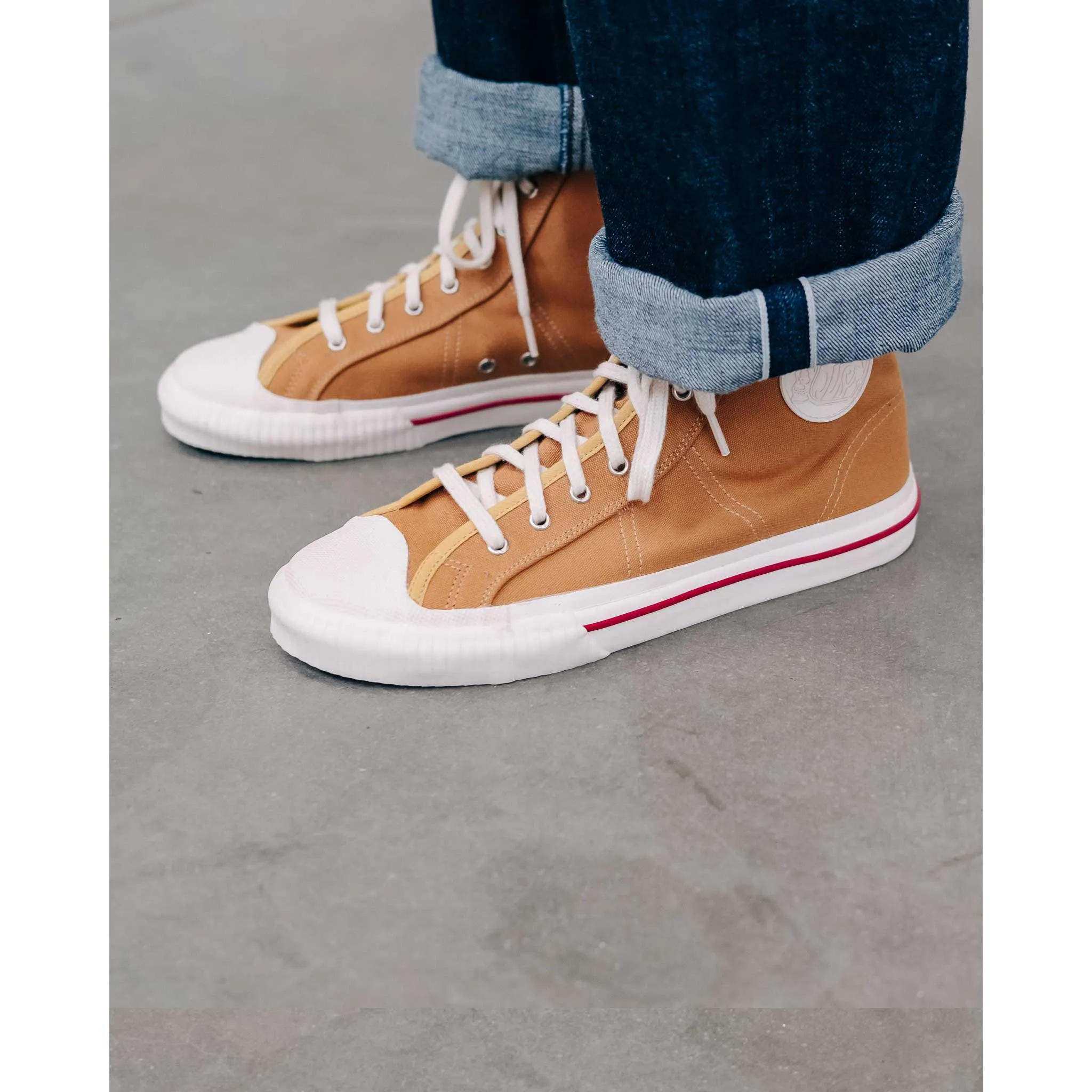 Basket High Canvas Mustard Canvas sold by Eat Dust product image thumbnail 5