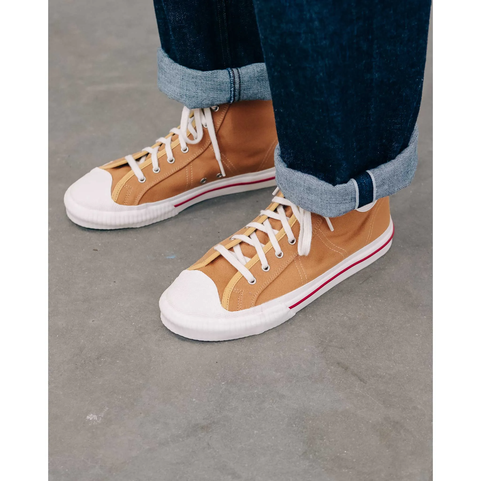 Basket High Canvas Mustard Canvas sold by Eat Dust product image thumbnail 4