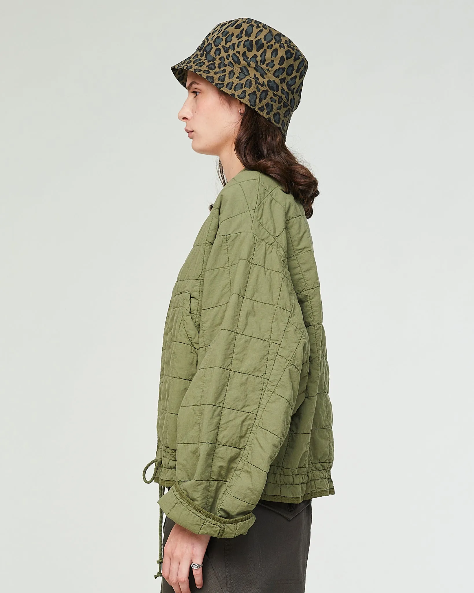 Bucket Hat Cheetah Cotton Khaki sold by Eat Dust product image thumbnail 3