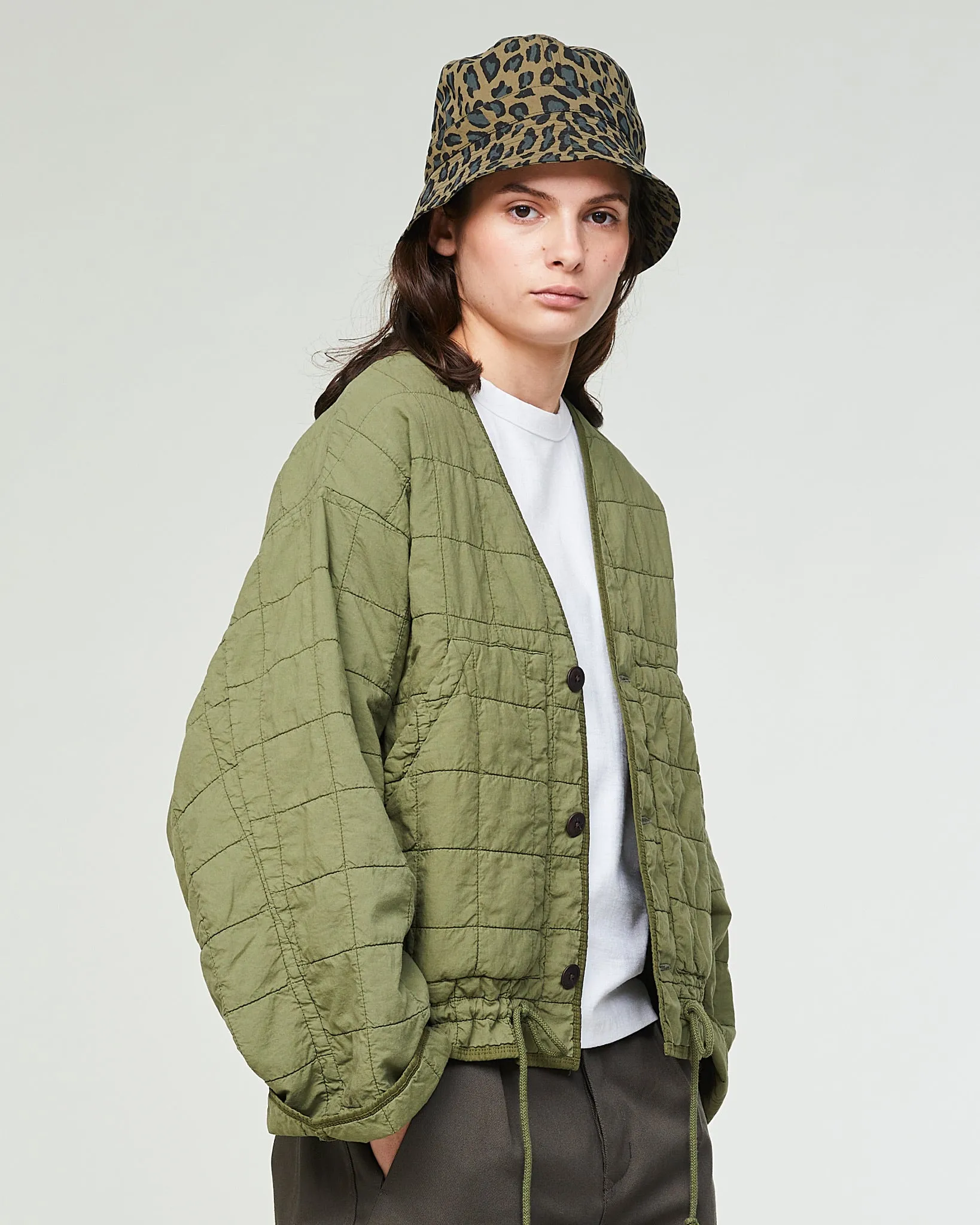 Bucket Hat Cheetah Cotton Khaki sold by Eat Dust product image thumbnail 2