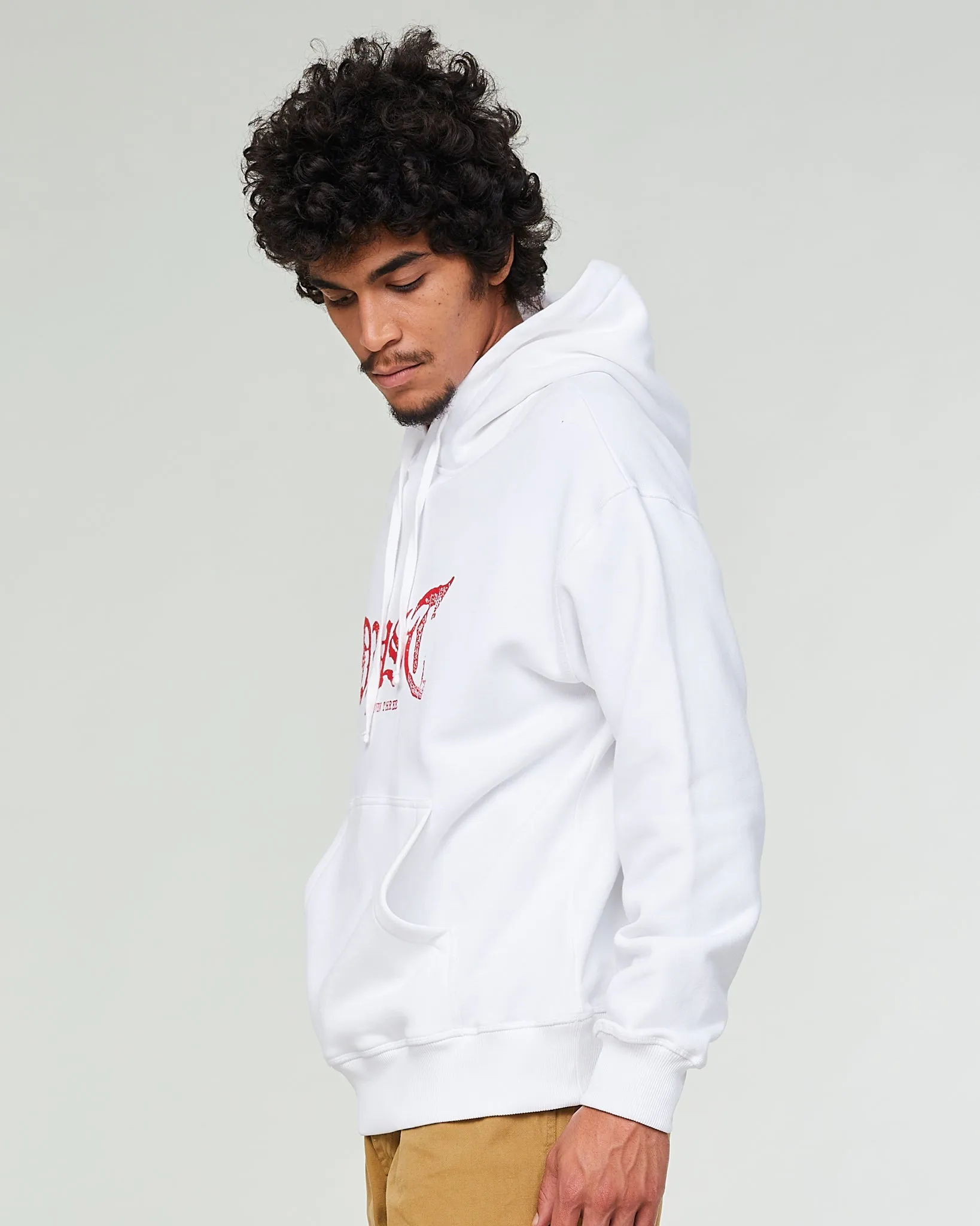 Scotty Hoodie Dust Basic Fleece White sold by Eat Dust product image thumbnail 3