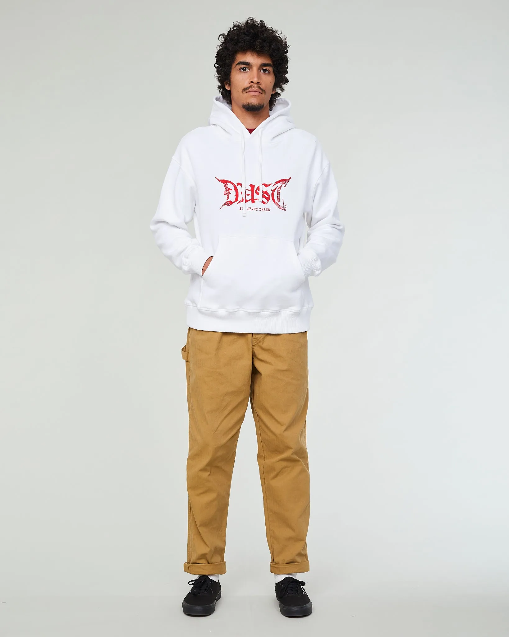 Scotty Hoodie Dust Basic Fleece White sold by Eat Dust product image thumbnail 2